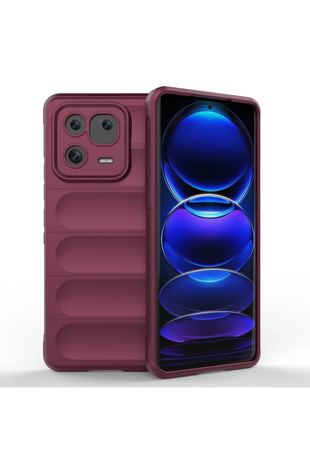 Newface Xiaomi Mi 13 Kılıf Optimum Silikon - Bordo