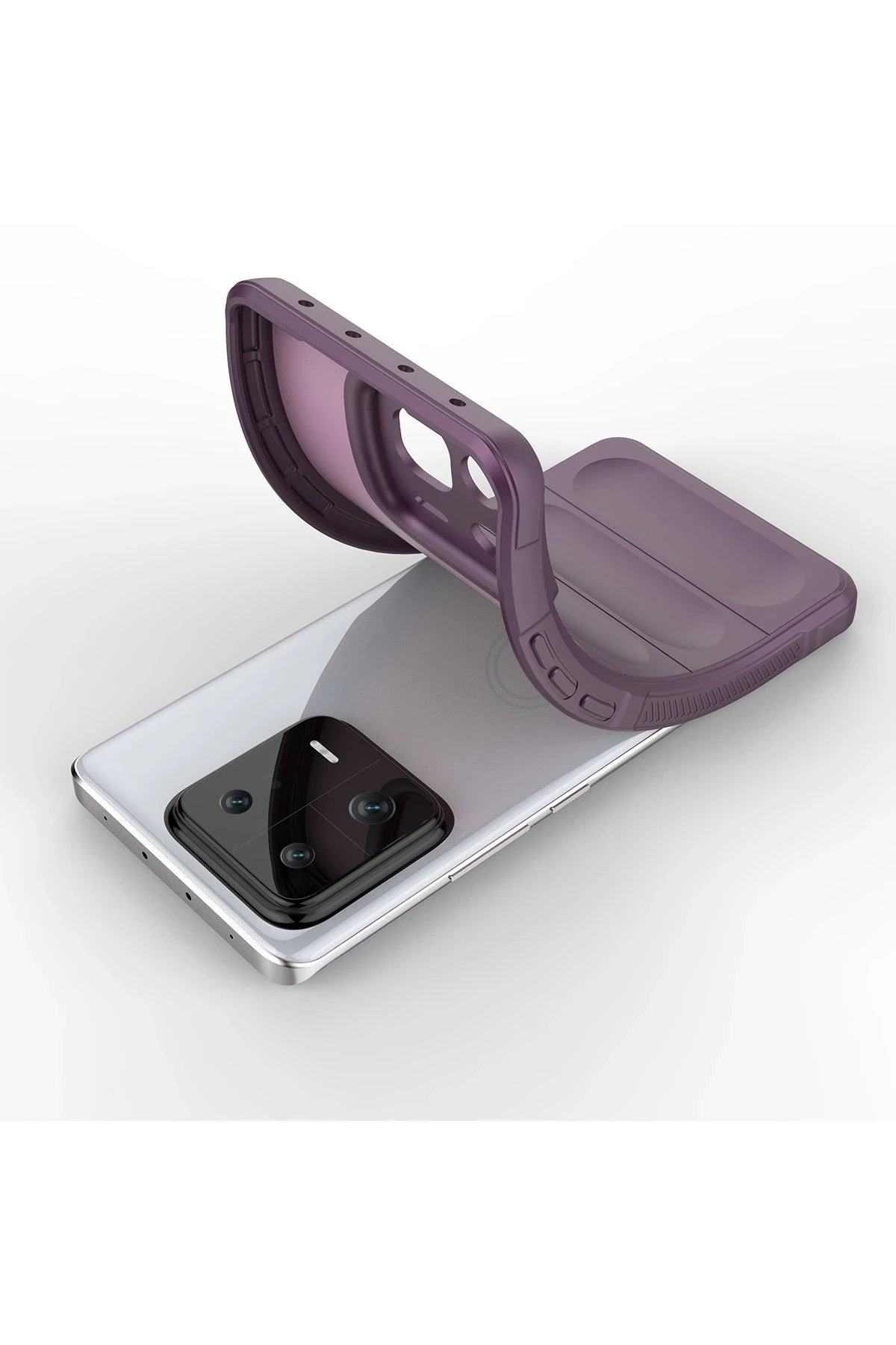 Newface Xiaomi Mi 13 Kılıf Optimum Silikon - Mor