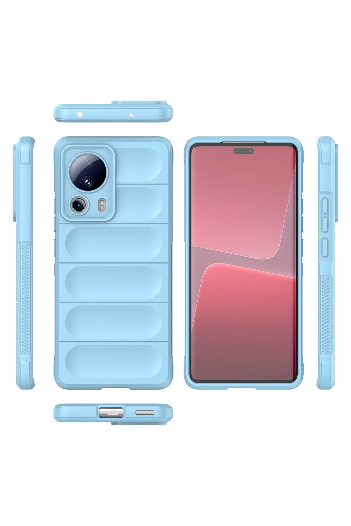 Newface Xiaomi Mi 13 Lite Kılıf Optimum Silikon - Sky Blue