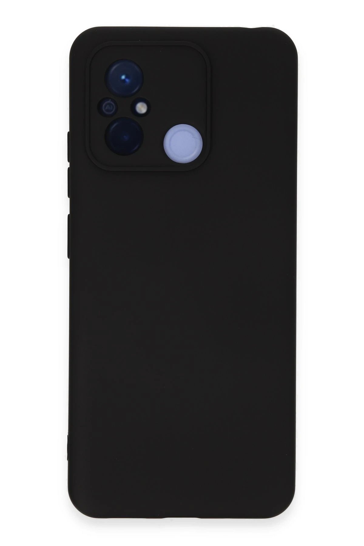 Newface Xiaomi Redmi 12C Kılıf Nano içi Kadife Silikon - Siyah