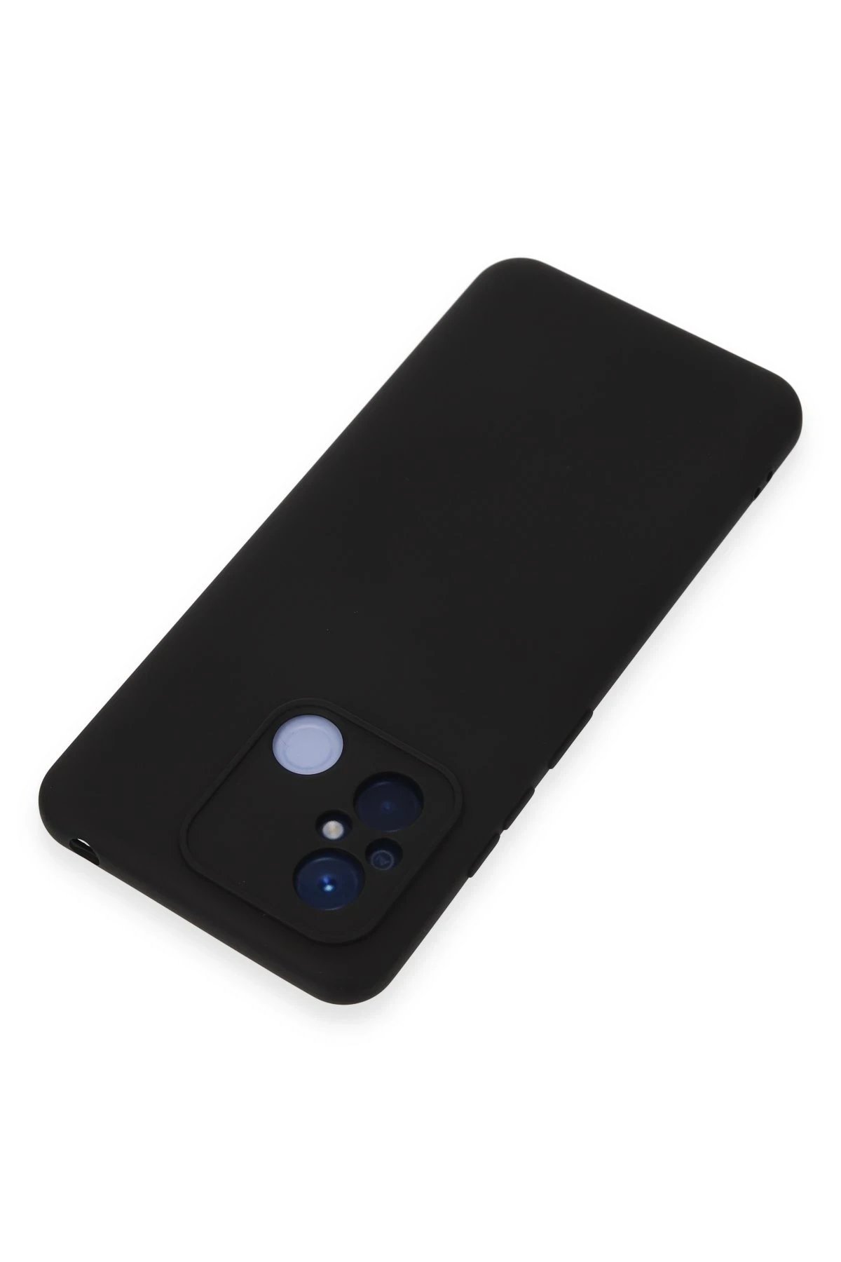 Newface Xiaomi Redmi 12C Kılıf Nano içi Kadife Silikon - Siyah