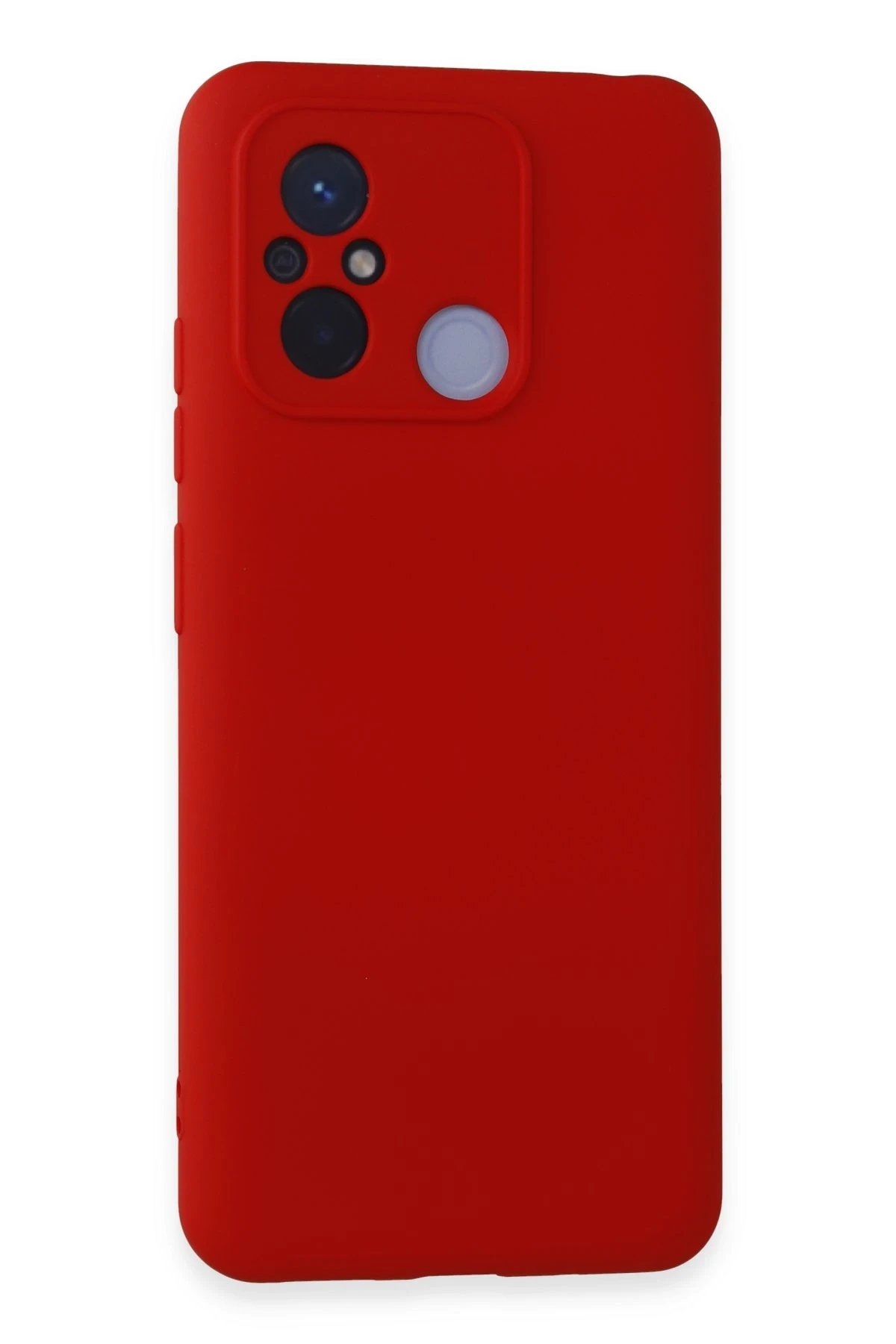 Newface Xiaomi Redmi 12C Kılıf Nano içi Kadife Silikon - Kırmızı