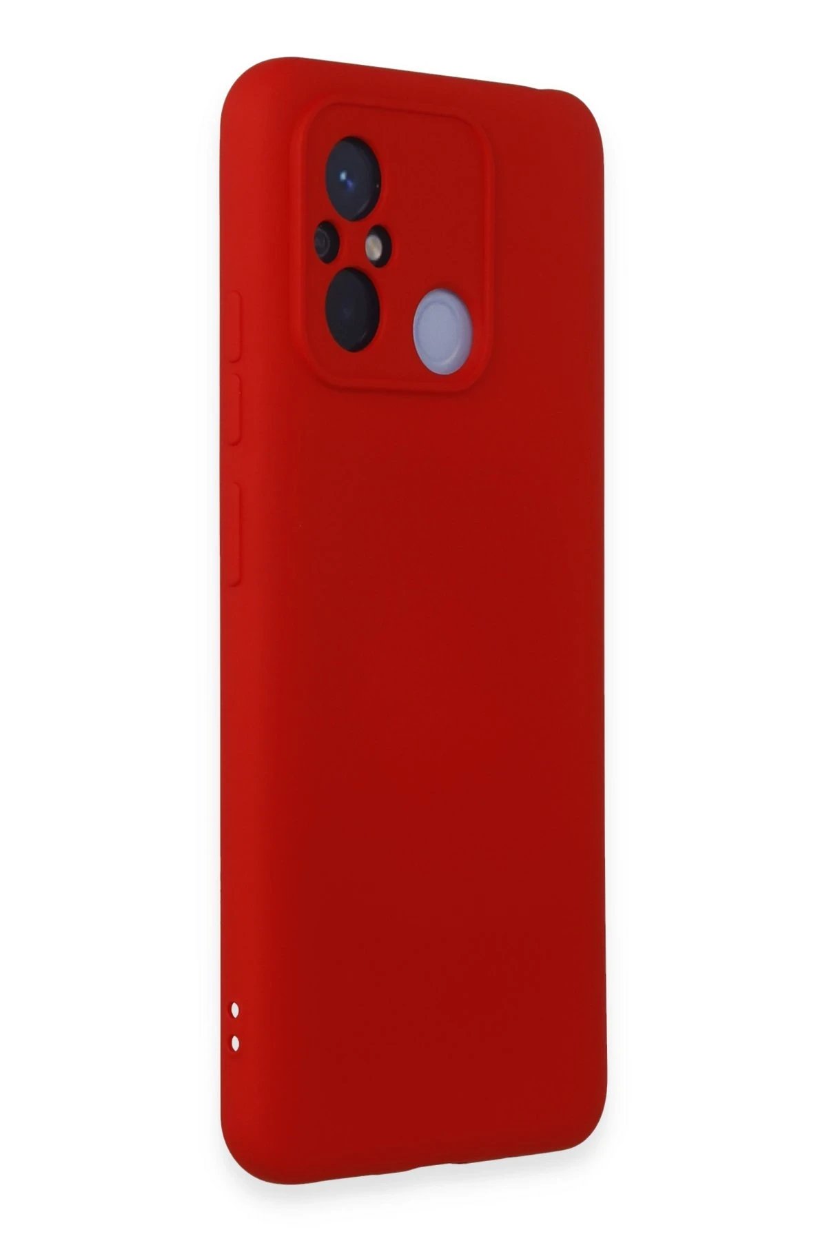 Newface Xiaomi Redmi 12C Kılıf Nano içi Kadife Silikon - Kırmızı