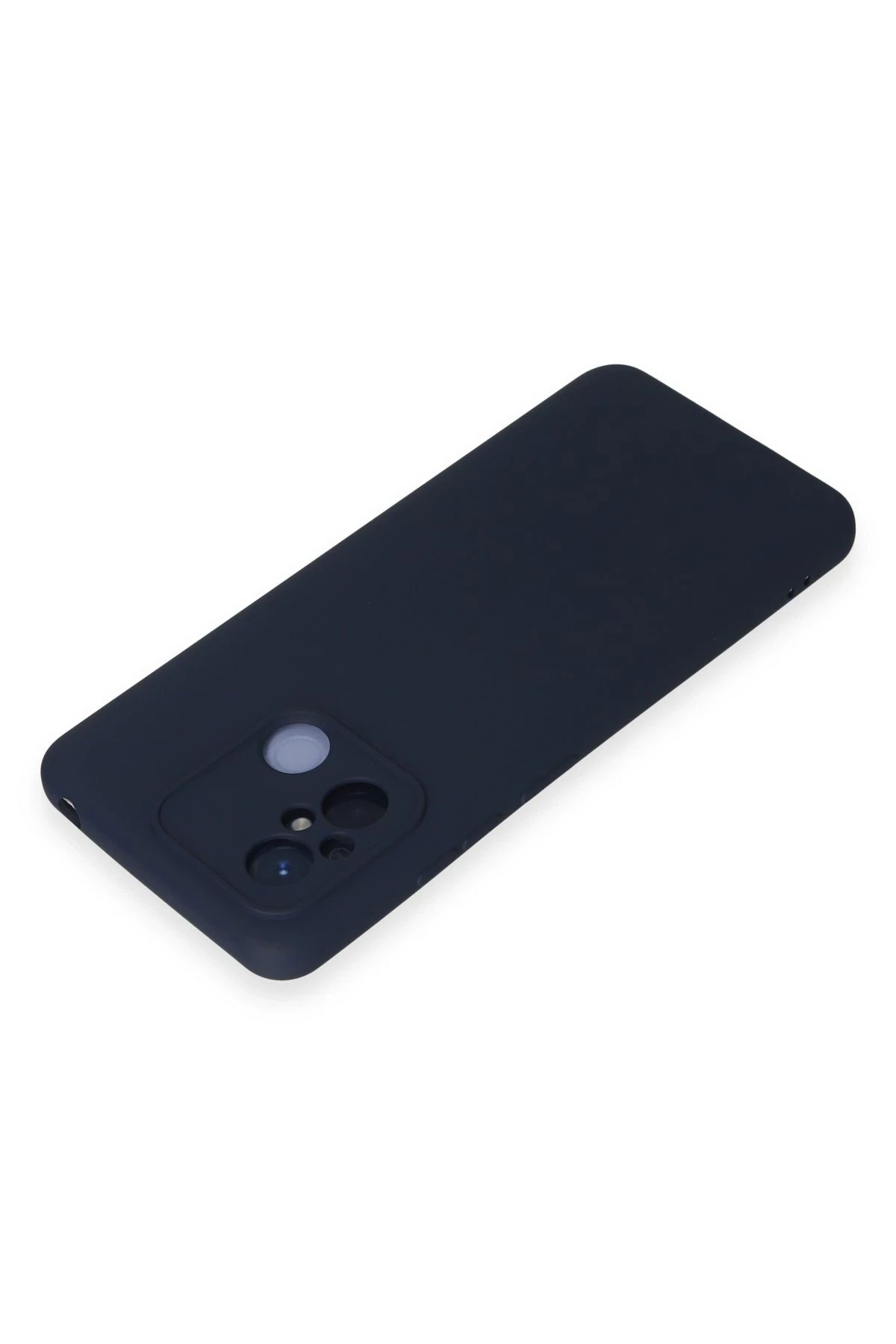 Newface Xiaomi Redmi 12C Kılıf Nano içi Kadife Silikon - Lacivert