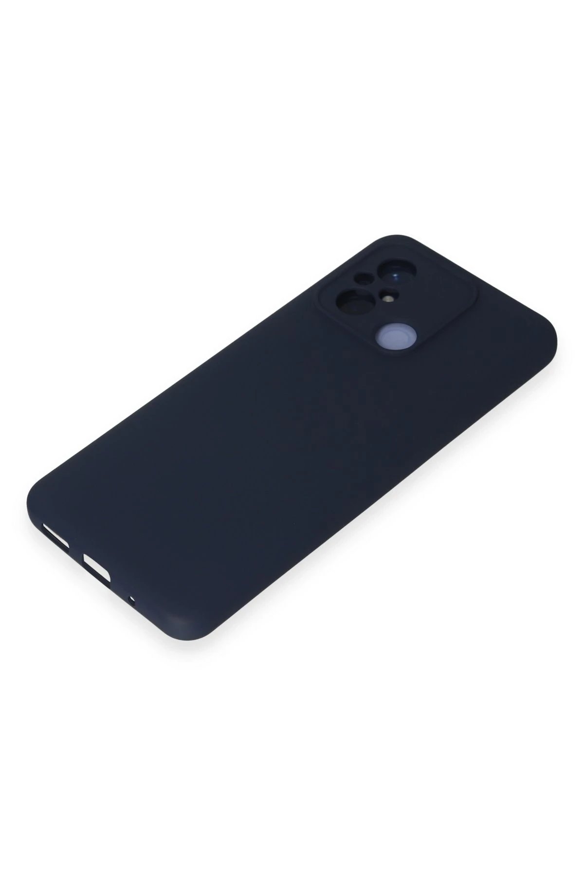 Newface Xiaomi Redmi 12C Kılıf Nano içi Kadife Silikon - Lacivert