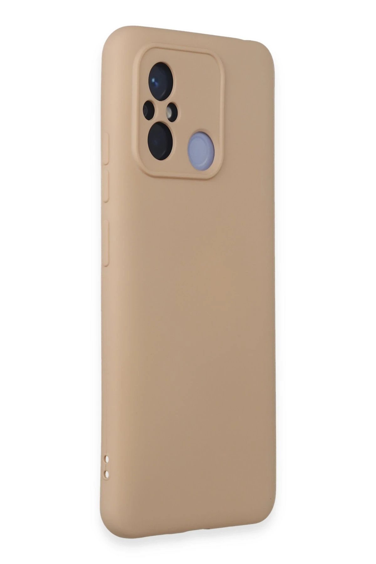 Newface Xiaomi Redmi 12C Kılıf Nano içi Kadife Silikon - Pudra