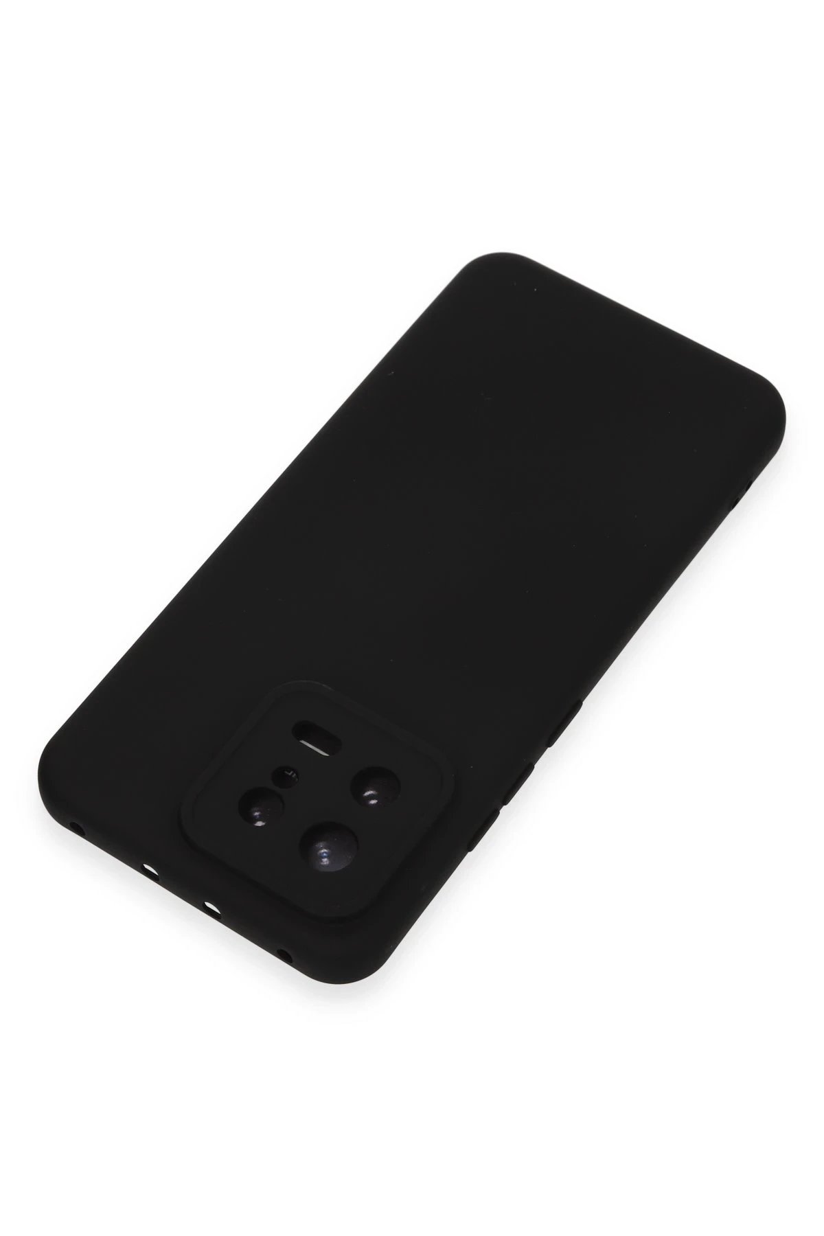 Newface Xiaomi Mi 13 Kılıf Nano içi Kadife Silikon - Siyah