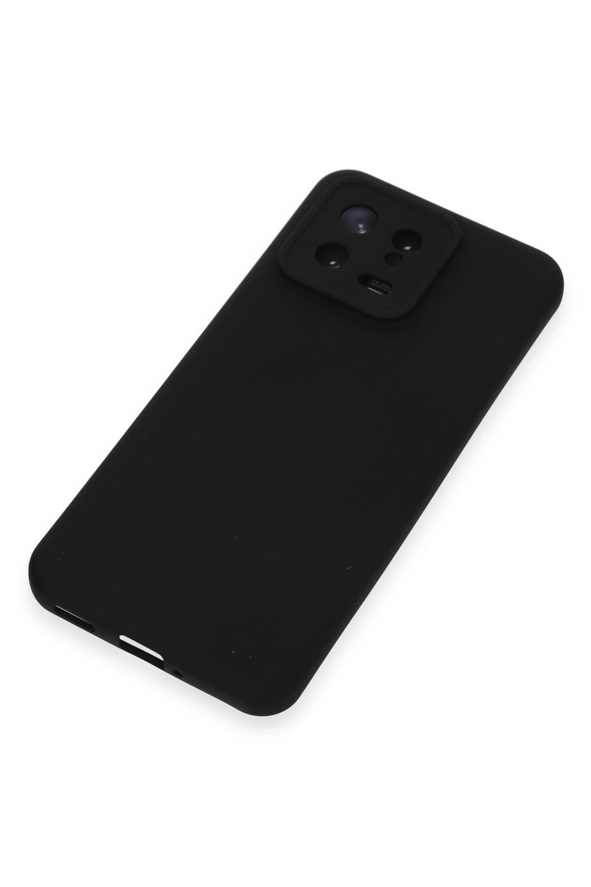 Newface Xiaomi Mi 13 Kılıf Nano içi Kadife Silikon - Siyah