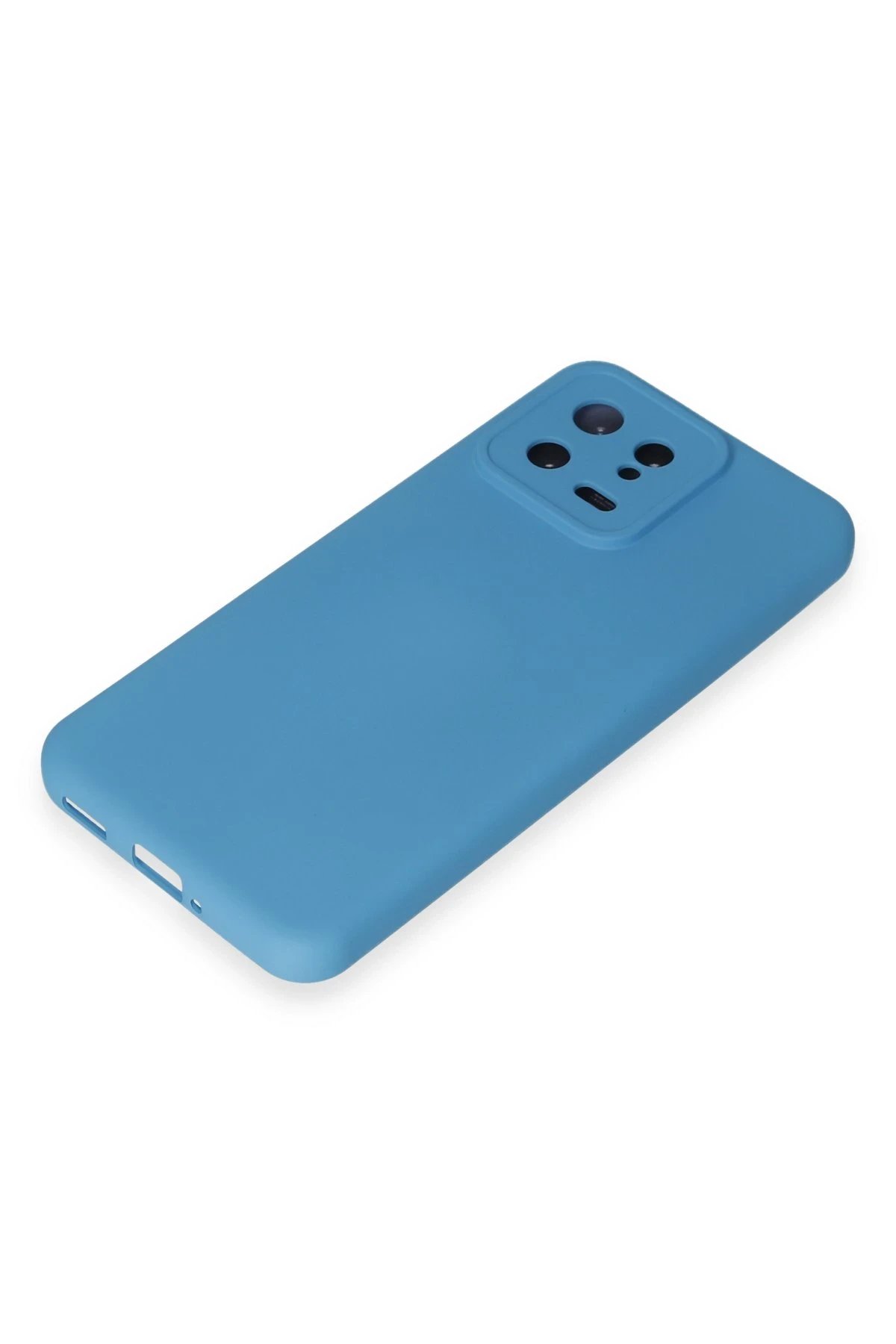 Newface Xiaomi Mi 13 Kılıf Nano içi Kadife Silikon - Mavi