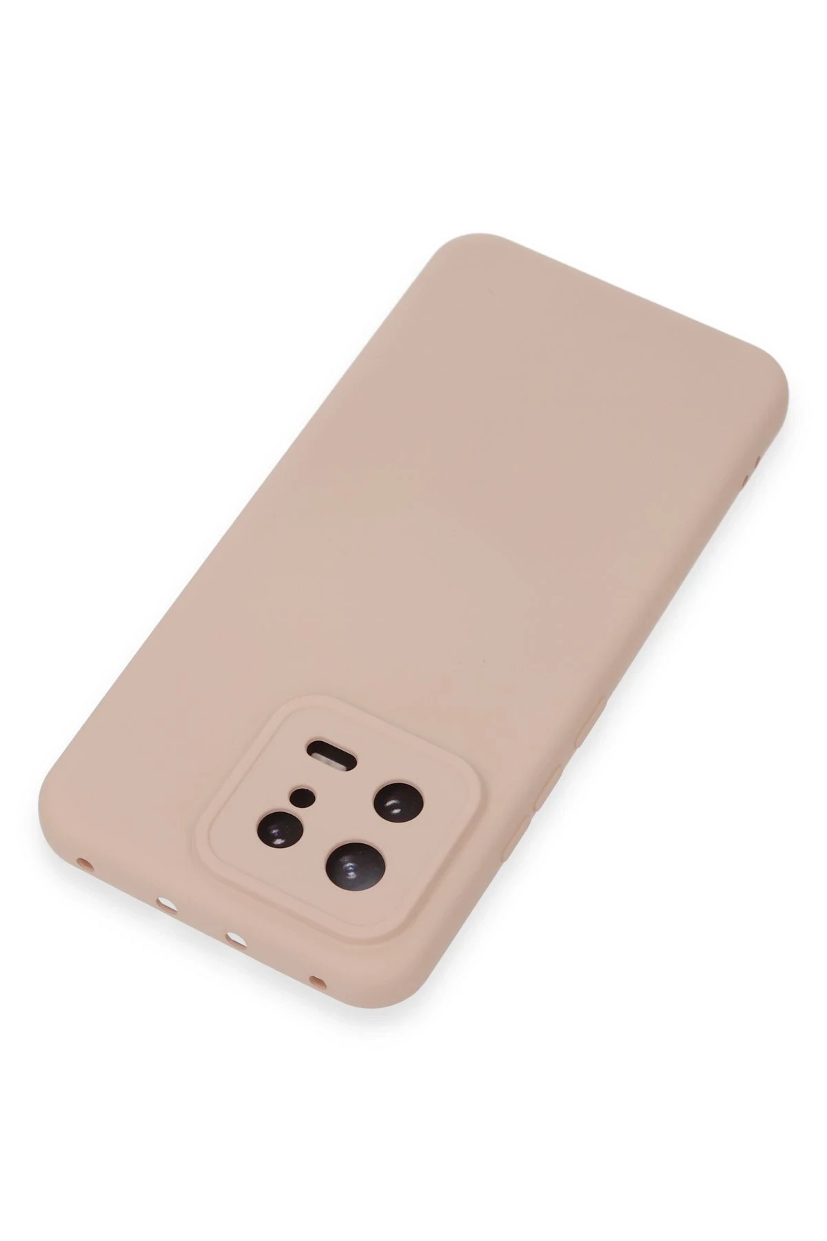 Newface Xiaomi Mi 13 Kılıf Nano içi Kadife Silikon - Pudra