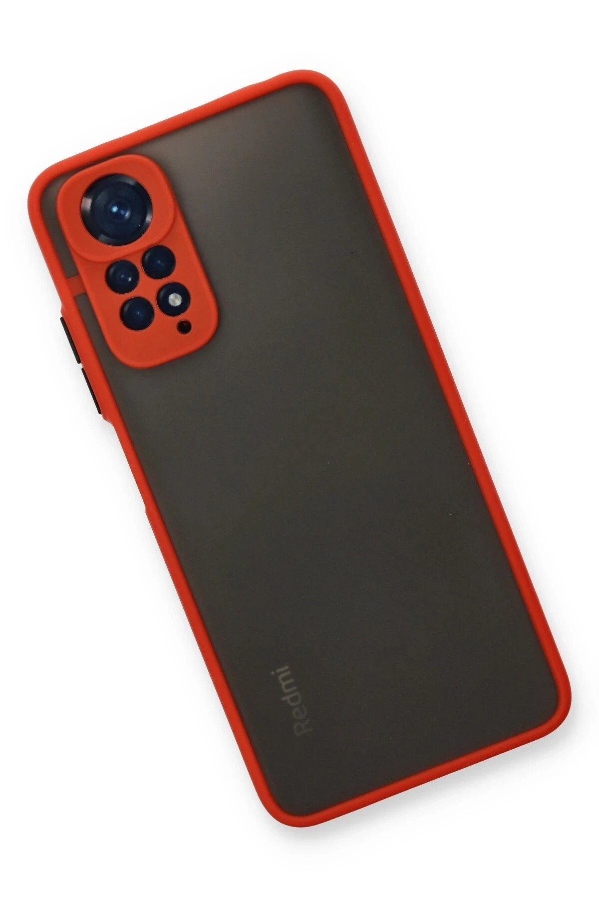 Newface Xiaomi Redmi Note 11 Kılıf Montreal Silikon Kapak - Kırmızı