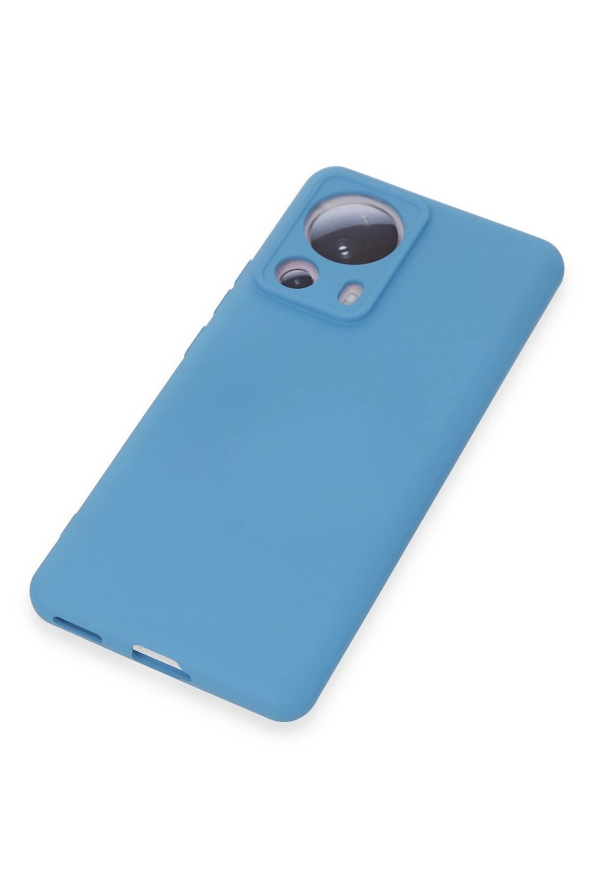 Newface Xiaomi Mi 13 Lite Kılıf Nano içi Kadife Silikon - Mavi