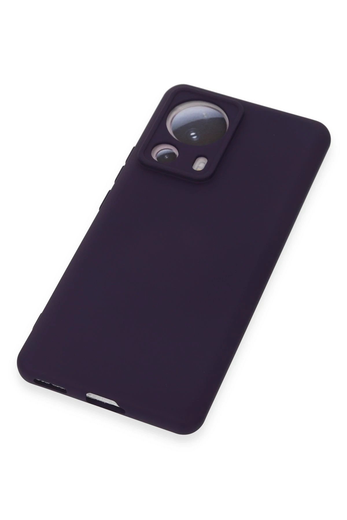 Newface Xiaomi Mi 13 Lite Kılıf Nano içi Kadife Silikon - Mor