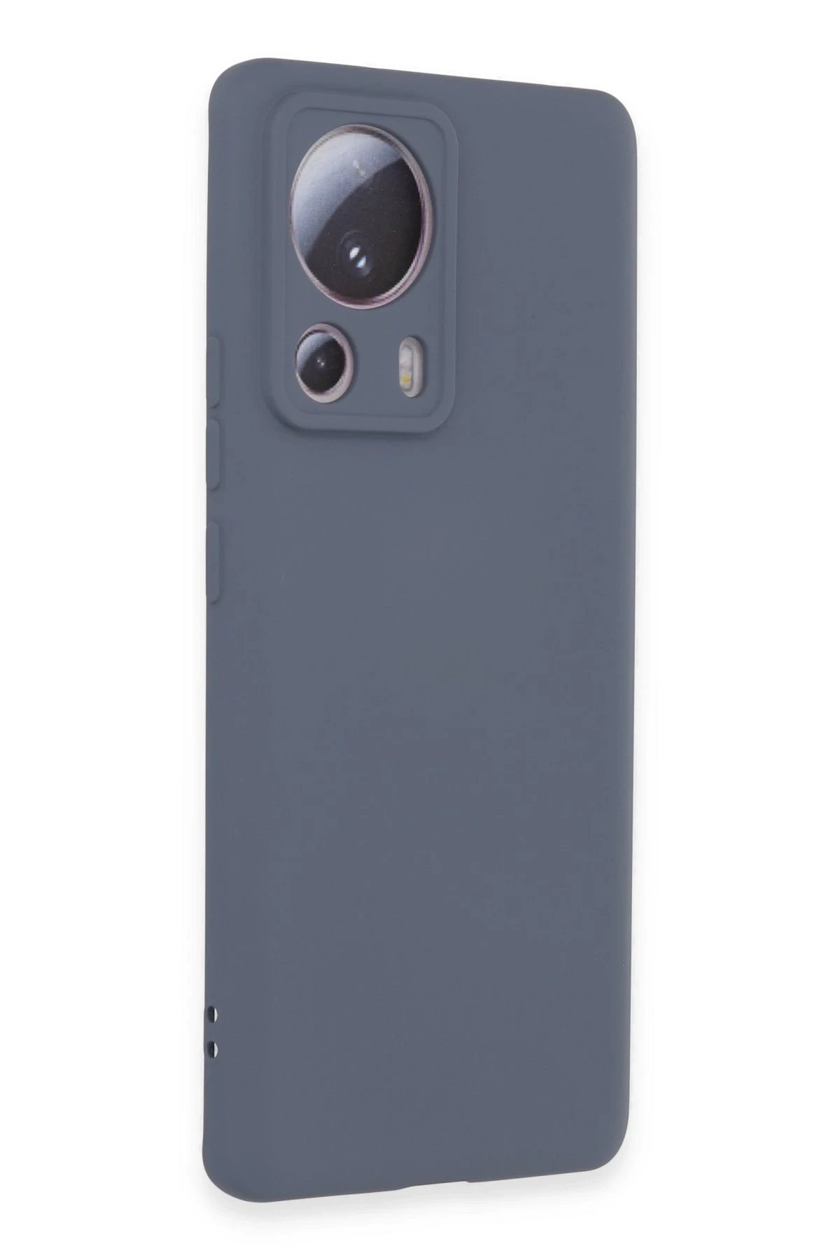 Newface Xiaomi Mi 13 Lite Kılıf Nano içi Kadife Silikon - Gri