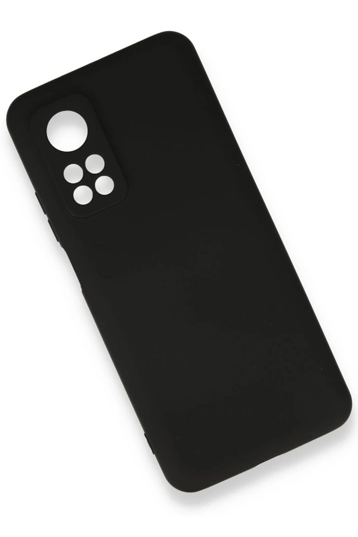 Newface Xiaomi Mi 10T Kılıf Nano içi Kadife Silikon - Siyah