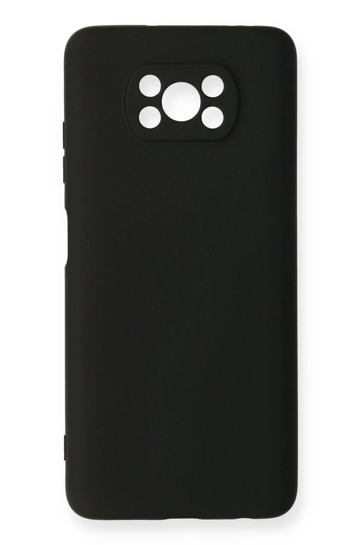 Newface Xiaomi Pocophone X3 Kılıf Nano içi Kadife Silikon - Siyah