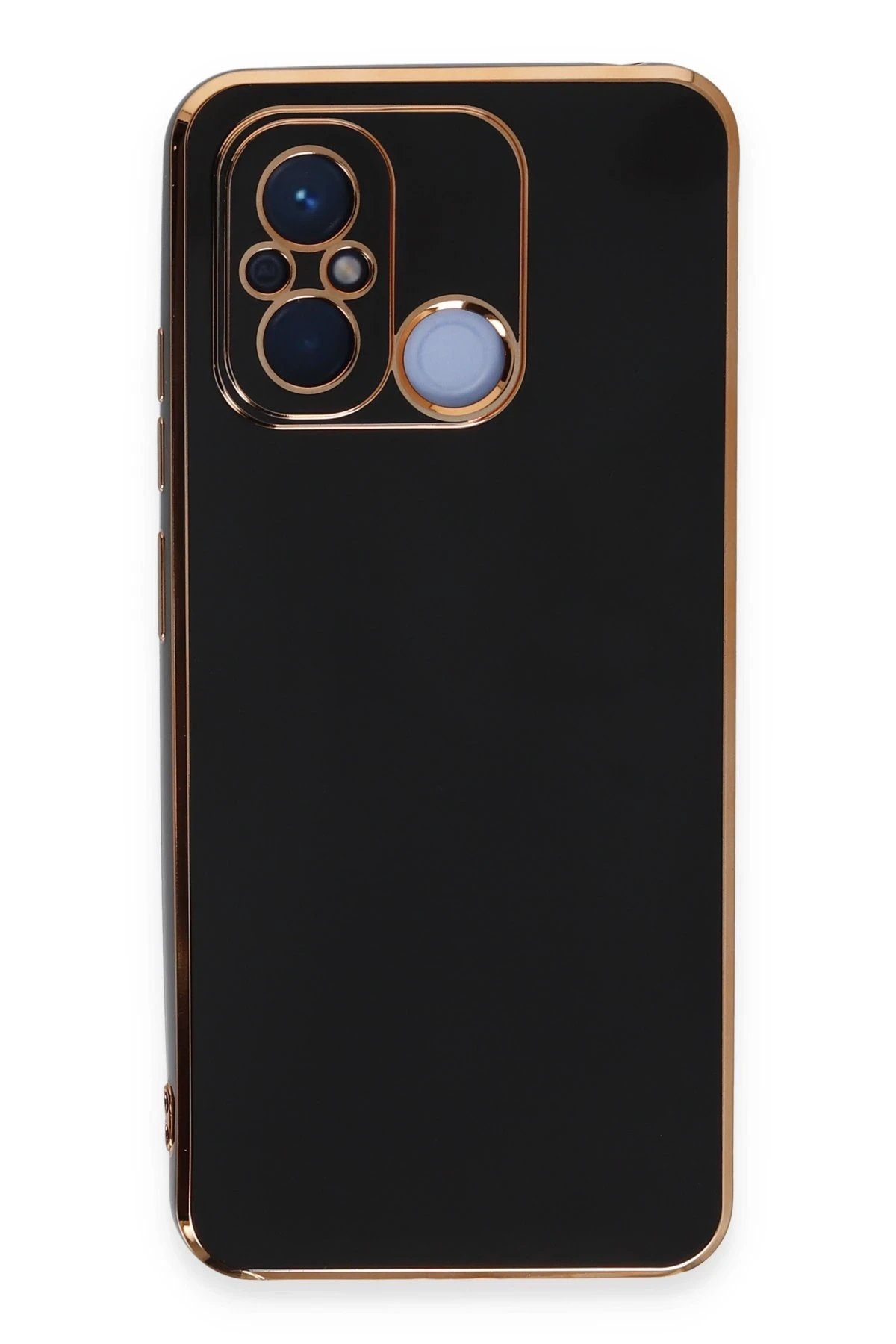 Newface Xiaomi Redmi 12C Kılıf Volet Silikon - Siyah