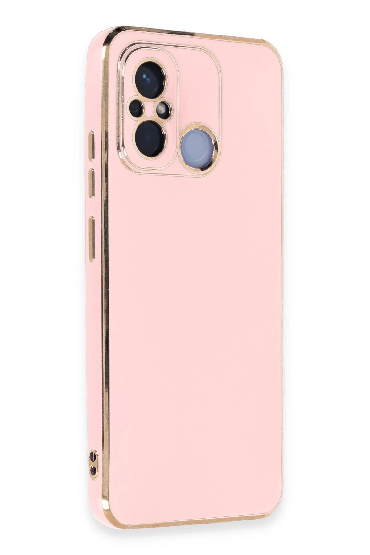 Newface Xiaomi Redmi 12C Kılıf Volet Silikon - Pembe