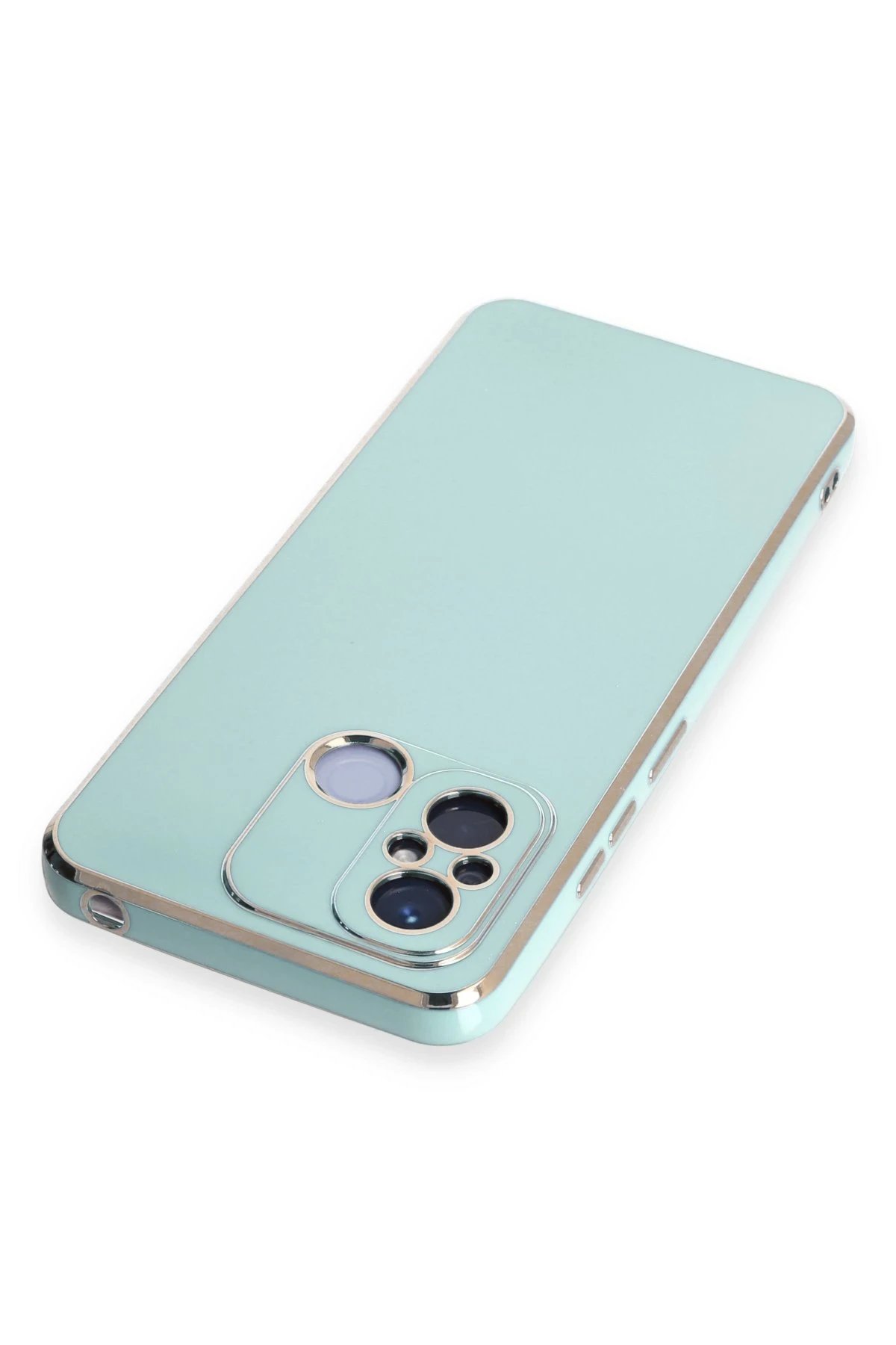 Newface Xiaomi Redmi 12C Kılıf Volet Silikon - Açık Yeşil