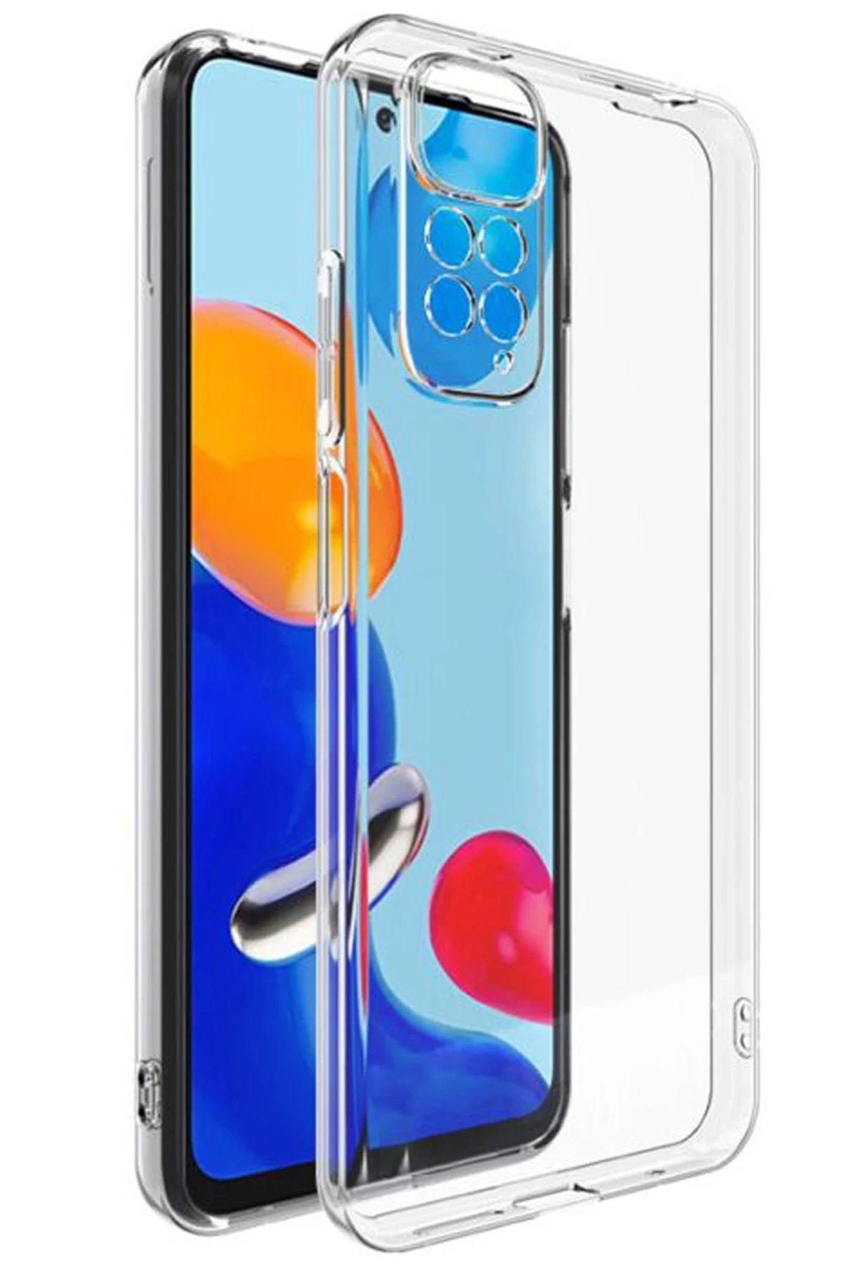 Newface Xiaomi Redmi Note 11 Pro Kılıf Lüx Şeffaf Silikon