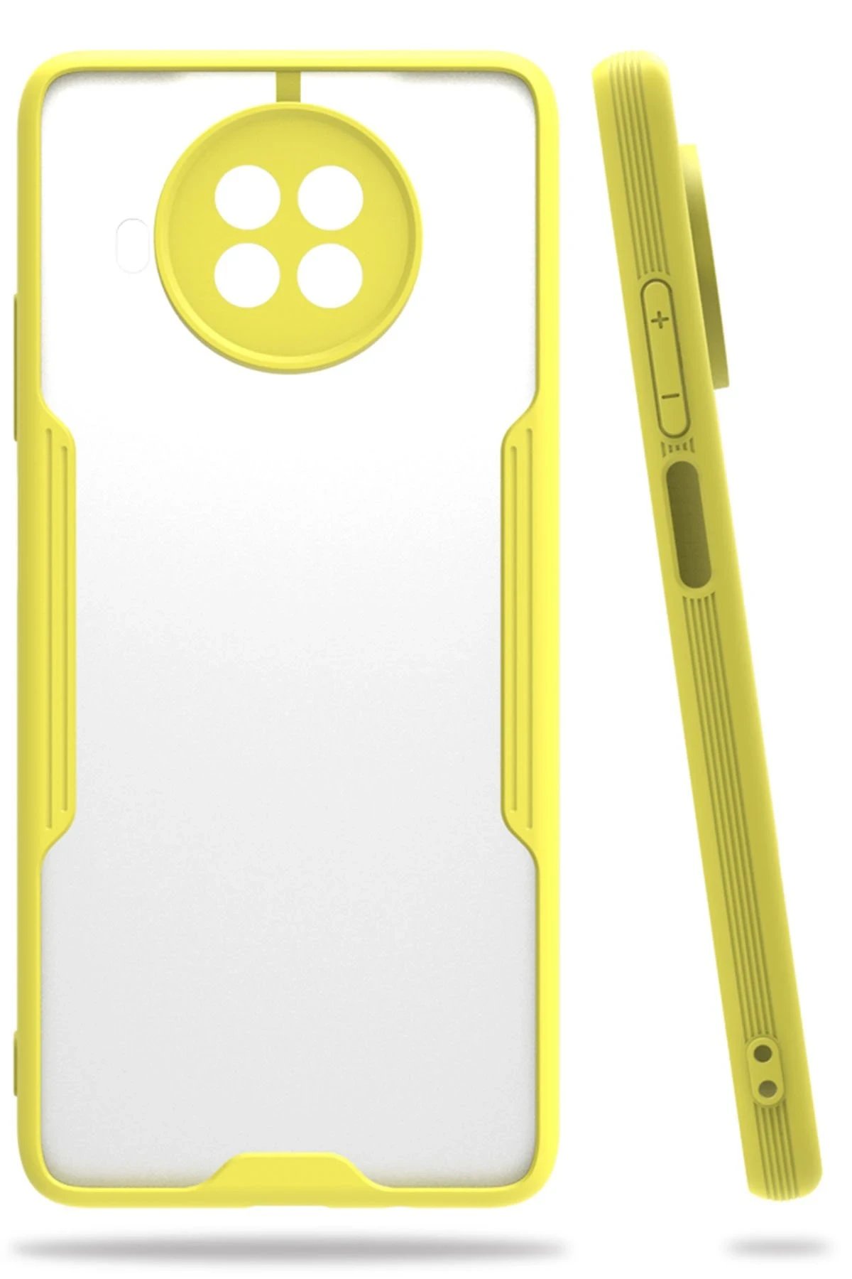 Newface Xiaomi Mi 10T Lite Kılıf Platin Silikon - Sarı