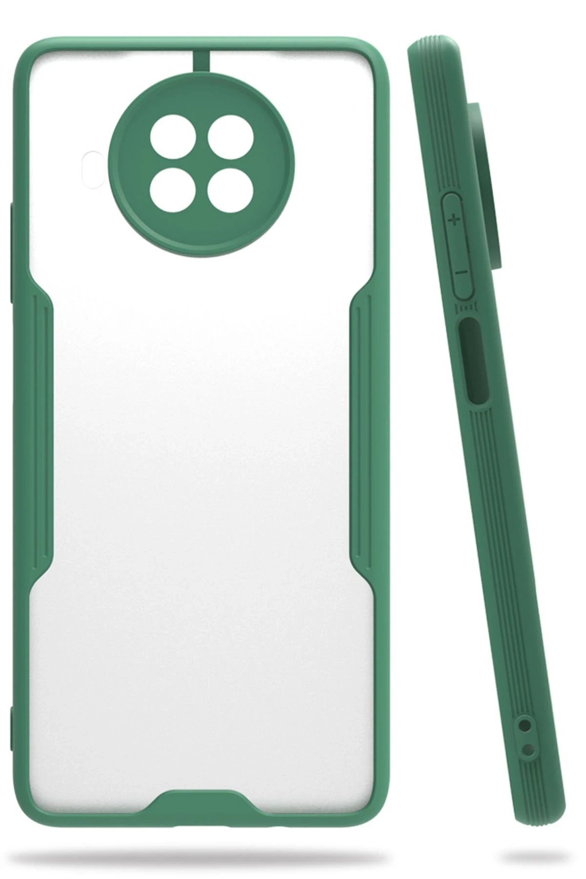 Newface Xiaomi Mi 10T Lite Kılıf Platin Silikon - Yeşil