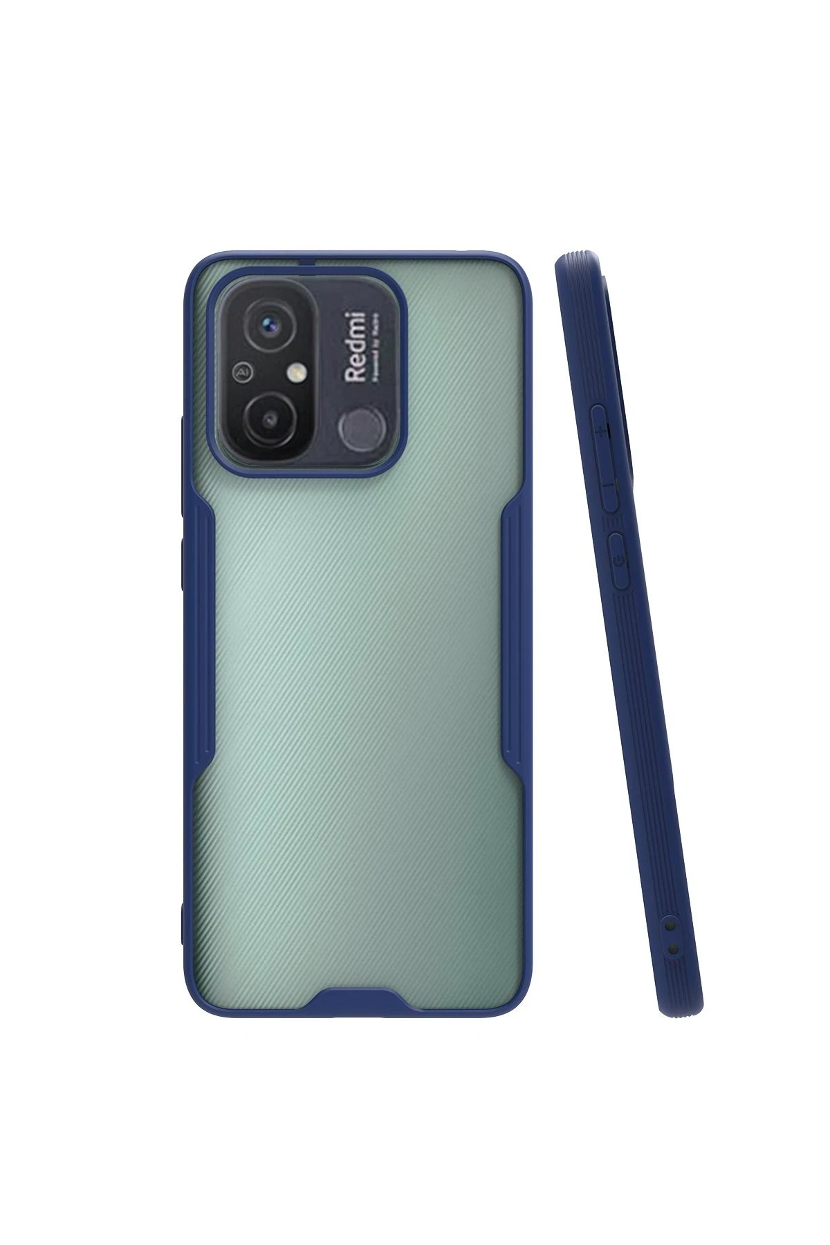 Newface Xiaomi Redmi 12C Kılıf Platin Silikon - Lacivert