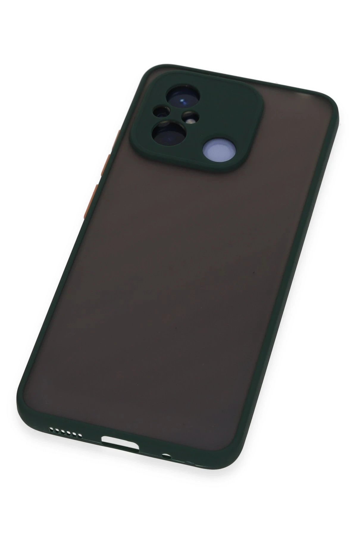 Newface Xiaomi Redmi 12C Kılıf Montreal Silikon Kapak - Yeşil