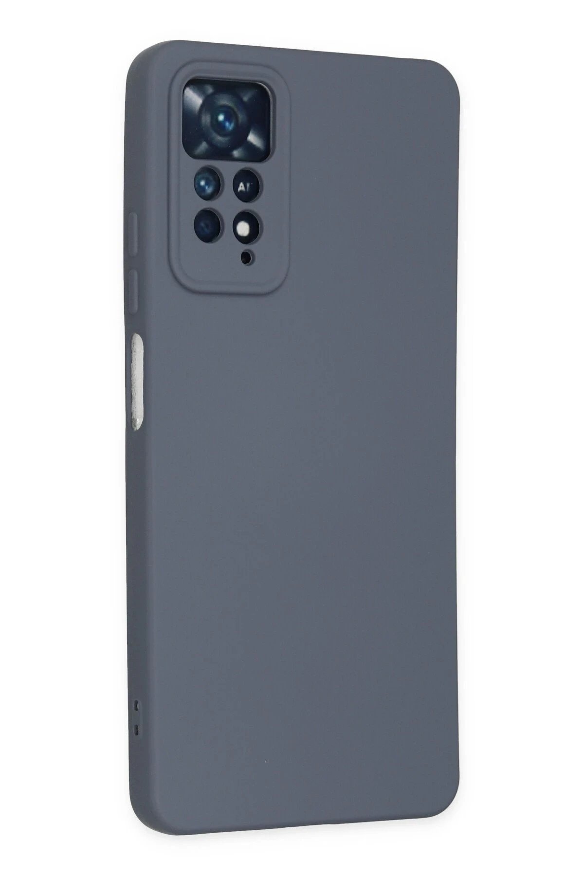 Newface Xiaomi Redmi Note 11 Pro Kılıf Nano içi Kadife Silikon - Gri