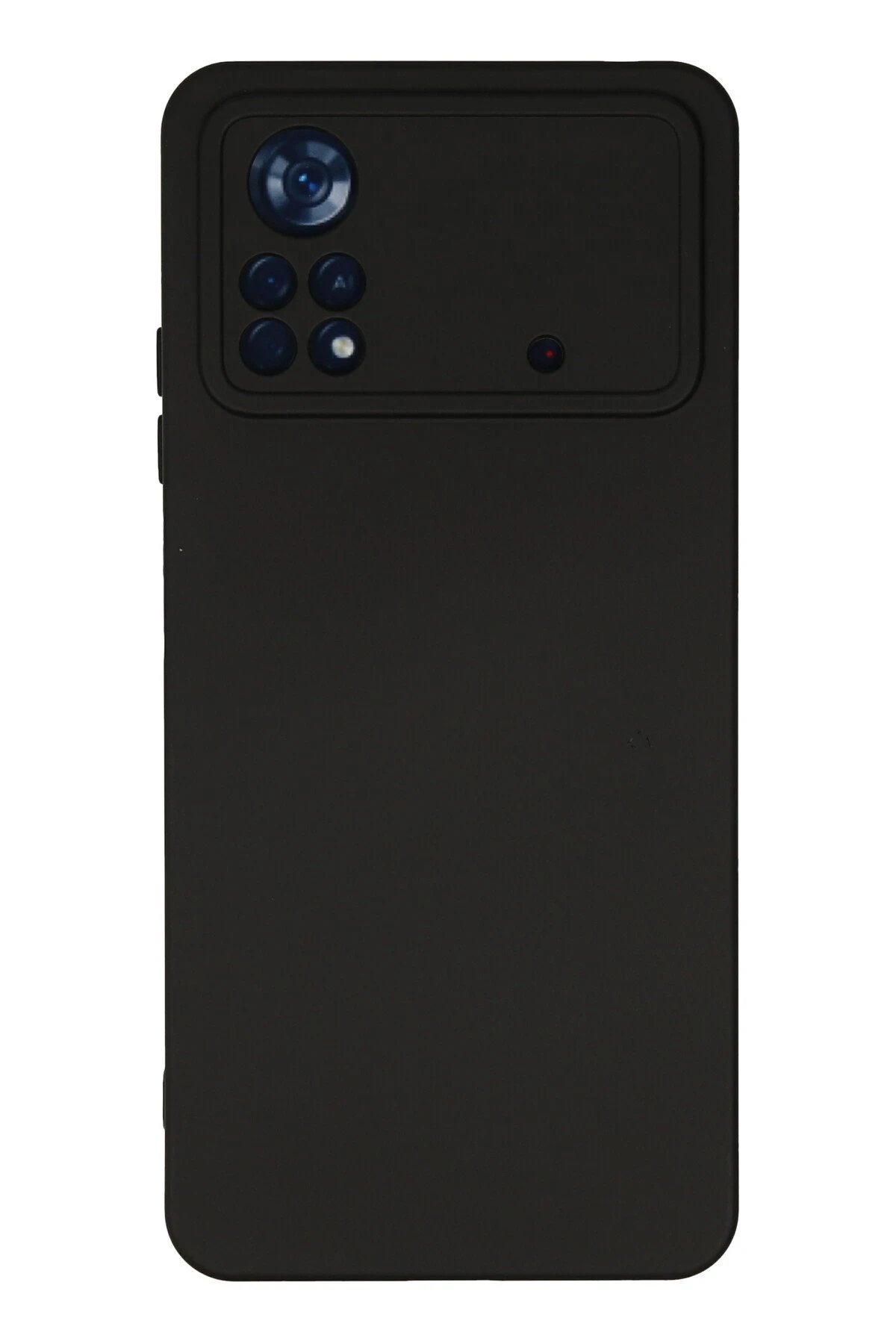 Newface Xiaomi Poco X4 Pro 5G Kılıf Nano içi Kadife Silikon - Siyah