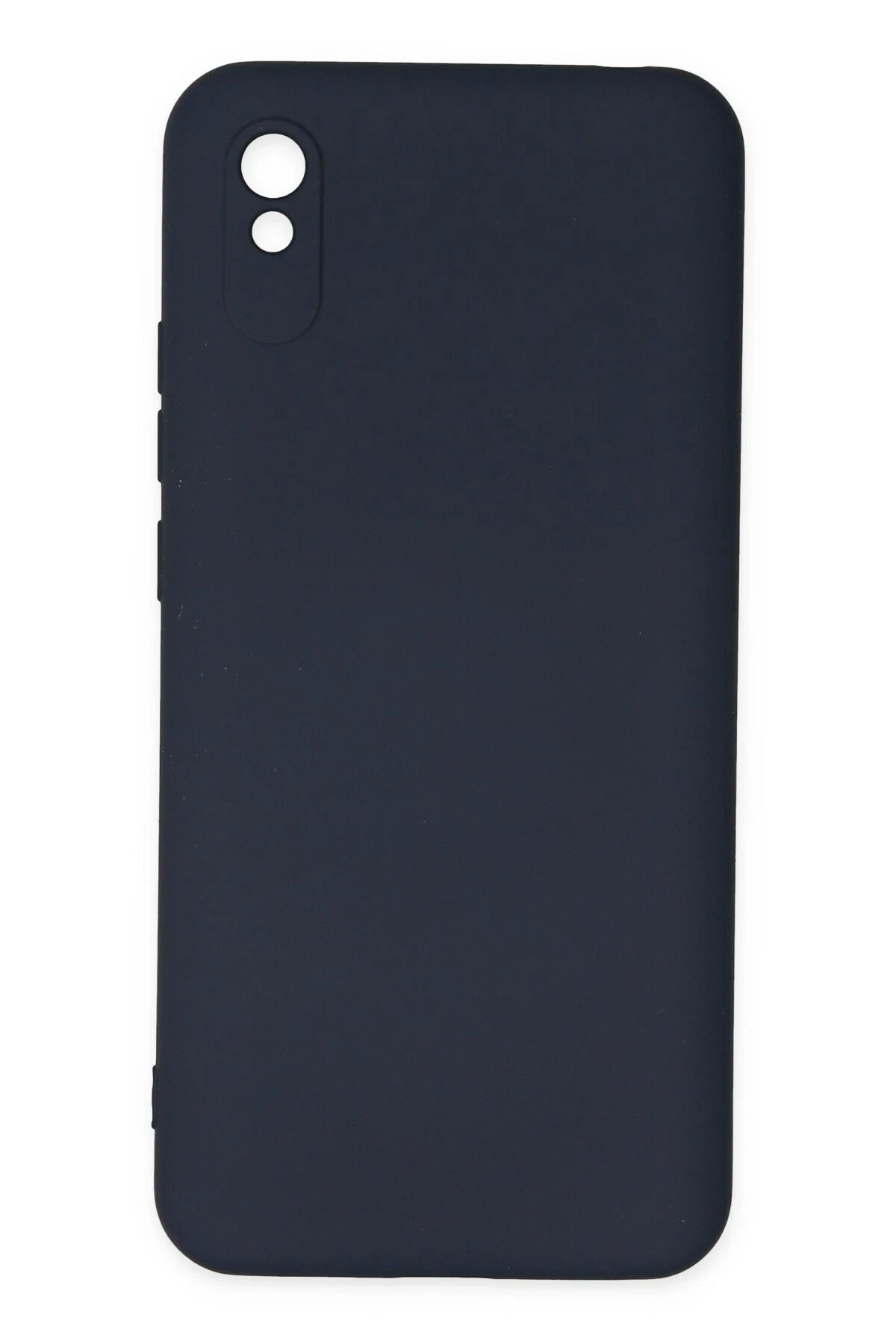 Newface Xiaomi Redmi 9A Kılıf Nano içi Kadife Silikon - Lacivert