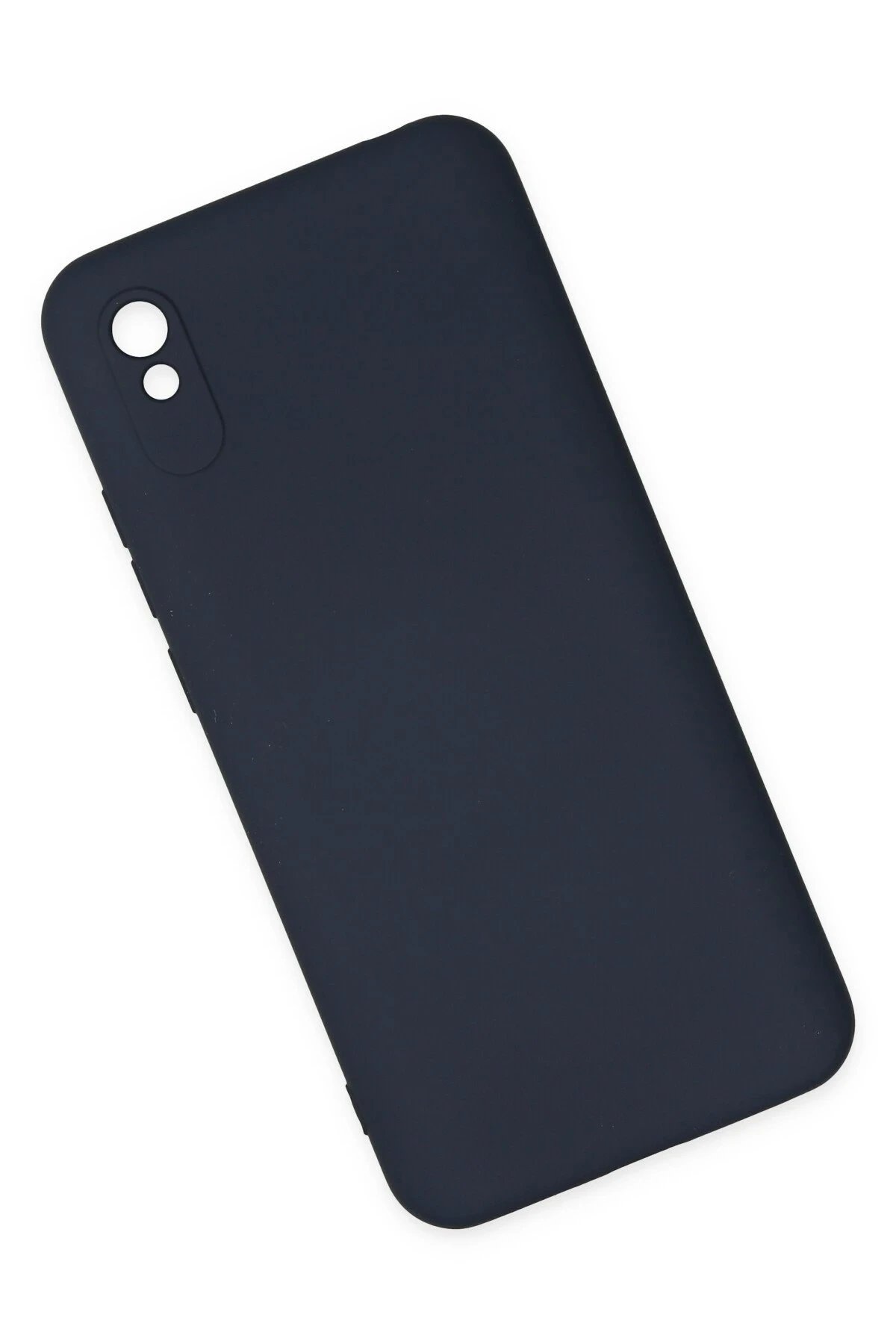 Newface Xiaomi Redmi 9A Kılıf Nano içi Kadife Silikon - Lacivert