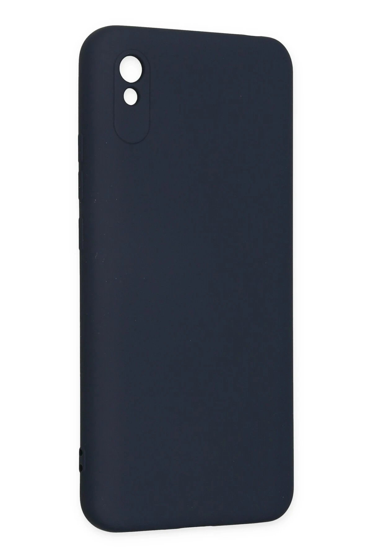 Newface Xiaomi Redmi 9A Kılıf Nano içi Kadife Silikon - Lacivert