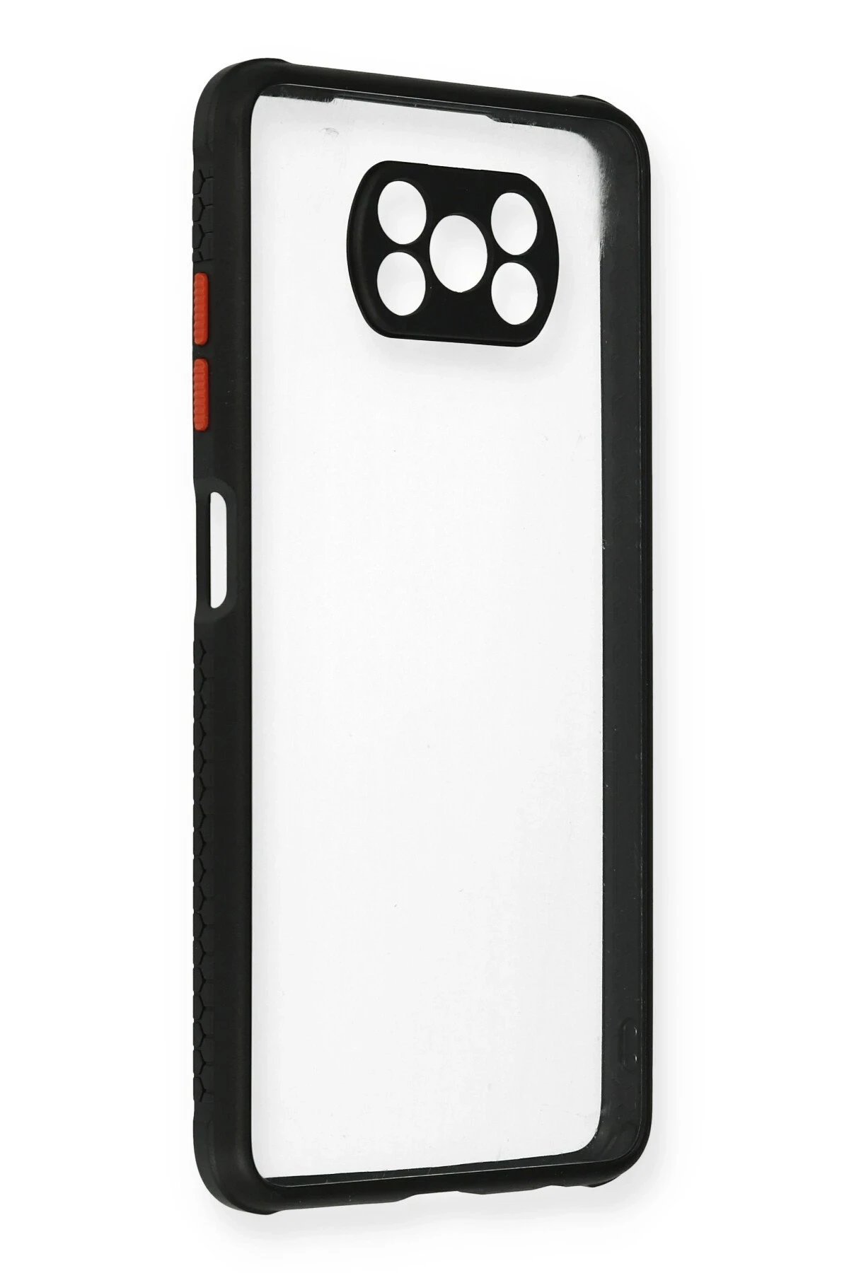 Newface Xiaomi Pocophone X3 Kılıf Miami Şeffaf Silikon - Siyah