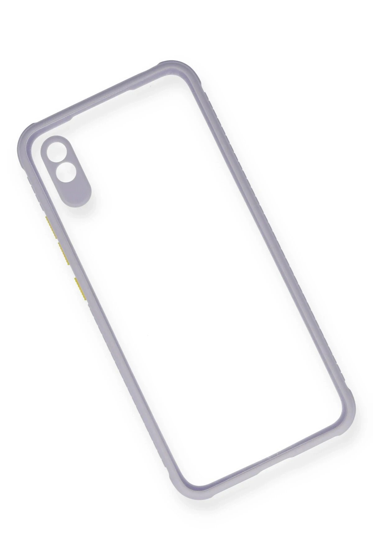 Newface Xiaomi Redmi 9A Kılıf Miami Şeffaf Silikon - Lila