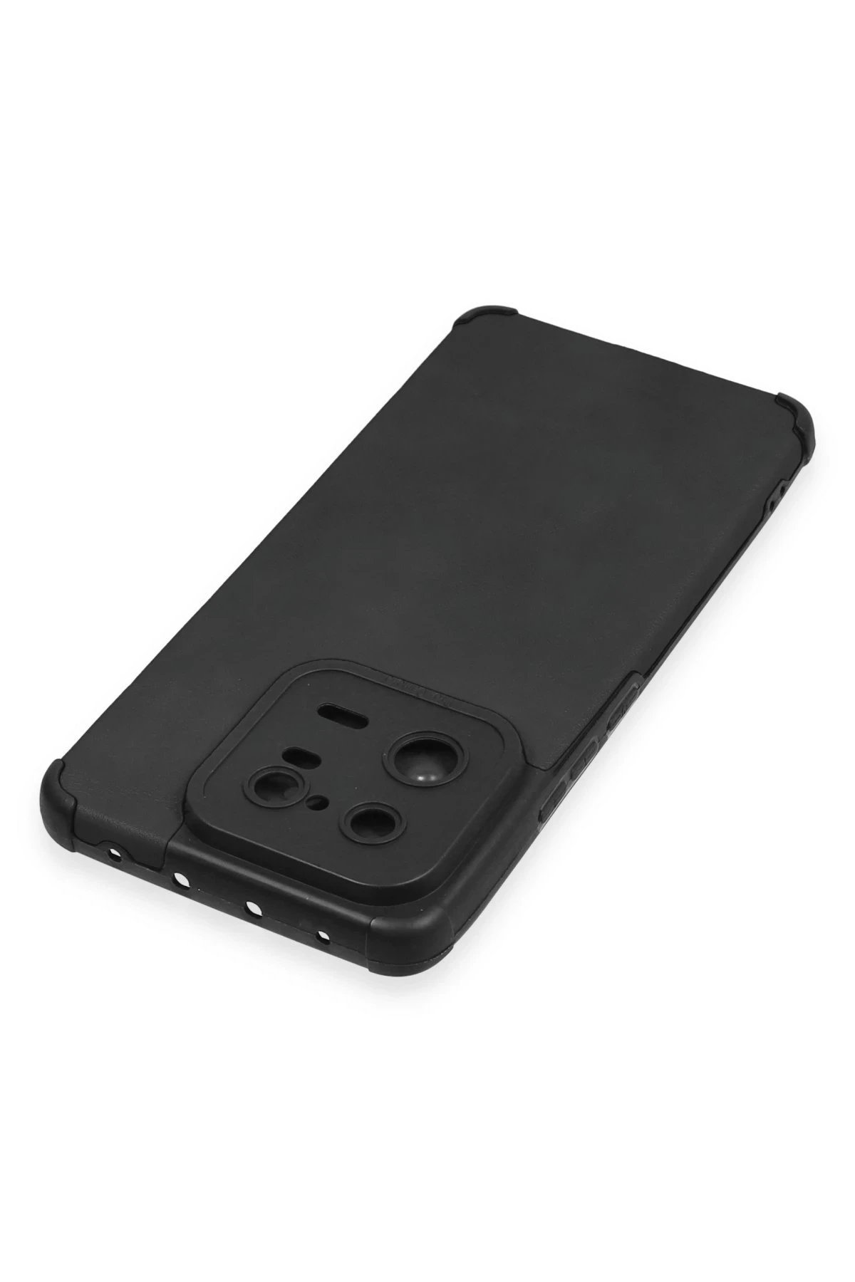 Newface Xiaomi Mi 13 Pro Kılıf Loop Deri Silikon - Siyah