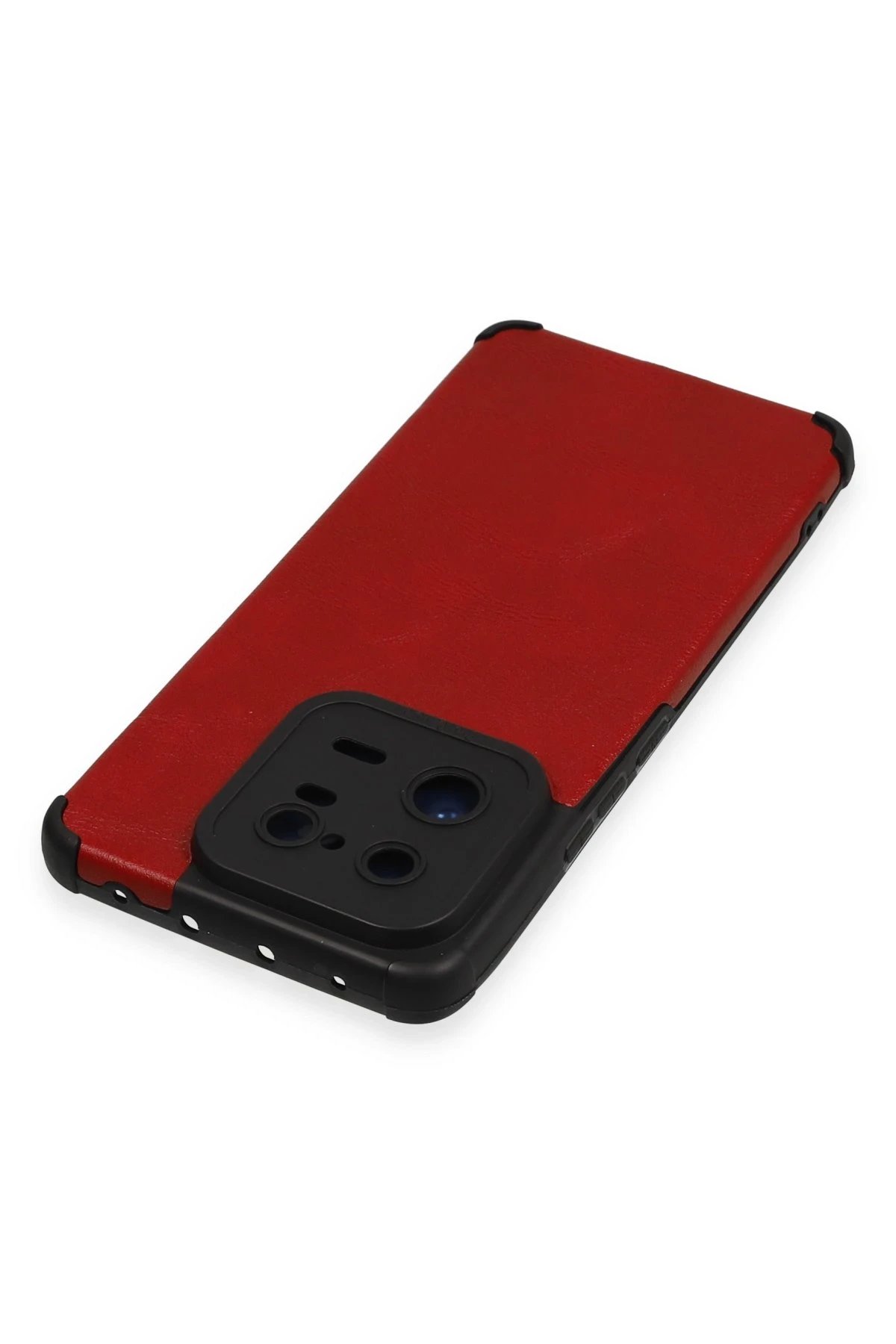 Newface Xiaomi Mi 13 Pro Kılıf Loop Deri Silikon - Kırmızı