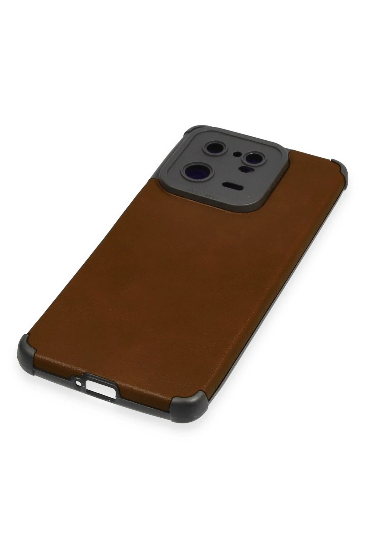 Newface Xiaomi Mi 13 Pro Kılıf Loop Deri Silikon - Kahverengi