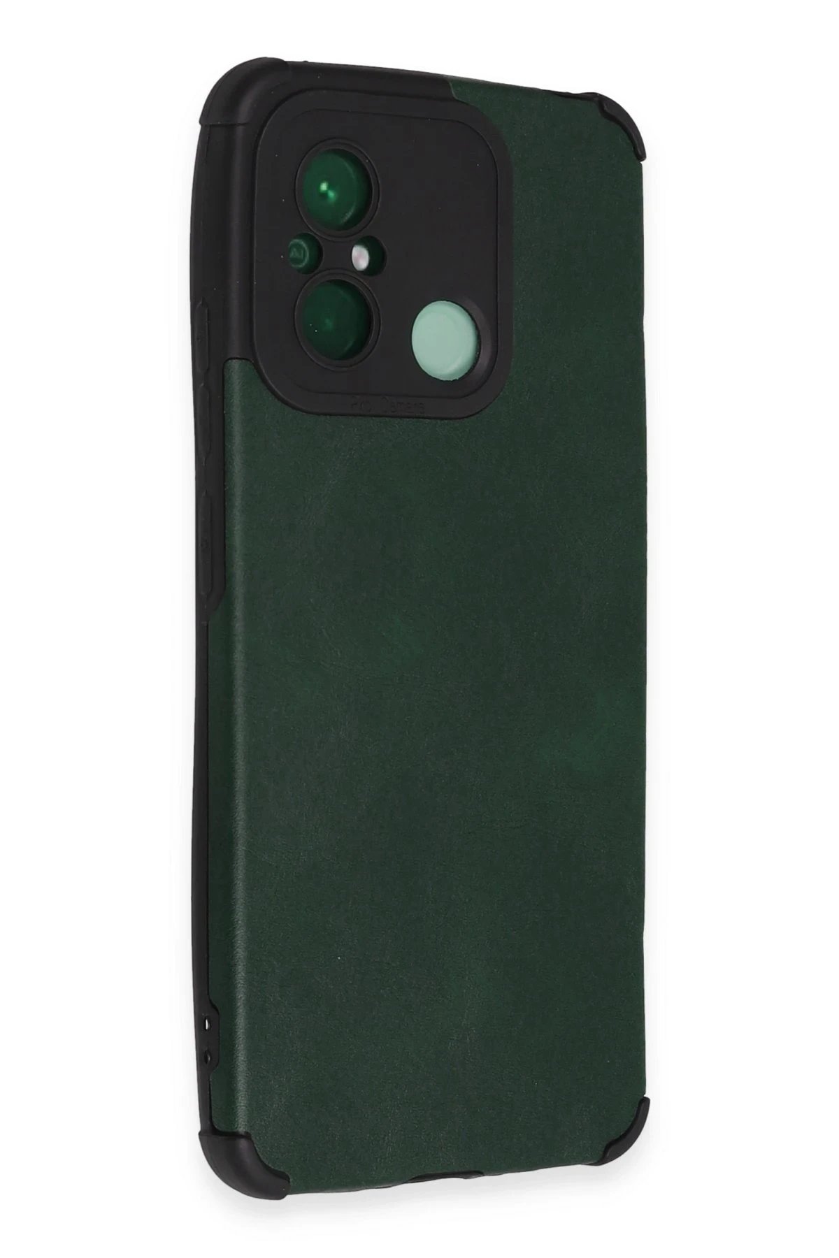 Newface Xiaomi Redmi 12C Kılıf Loop Deri Silikon - Yeşil