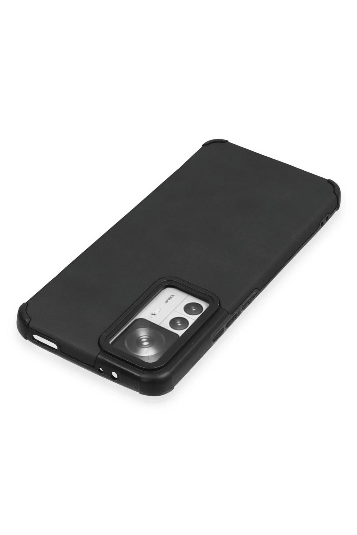 Newface Xiaomi Mi 12T Kılıf Loop Deri Silikon - Siyah