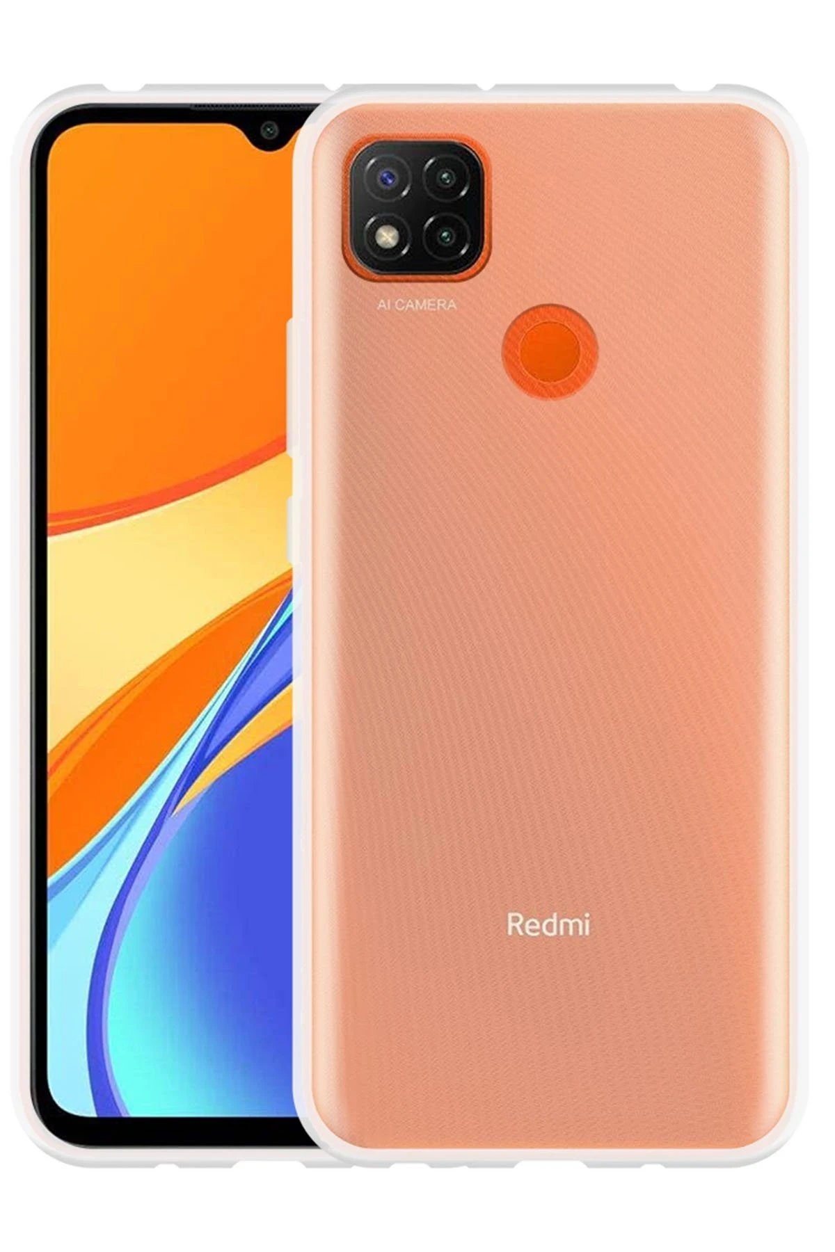 Newface Xiaomi Redmi 9C Kılıf Lüx Şeffaf Silikon