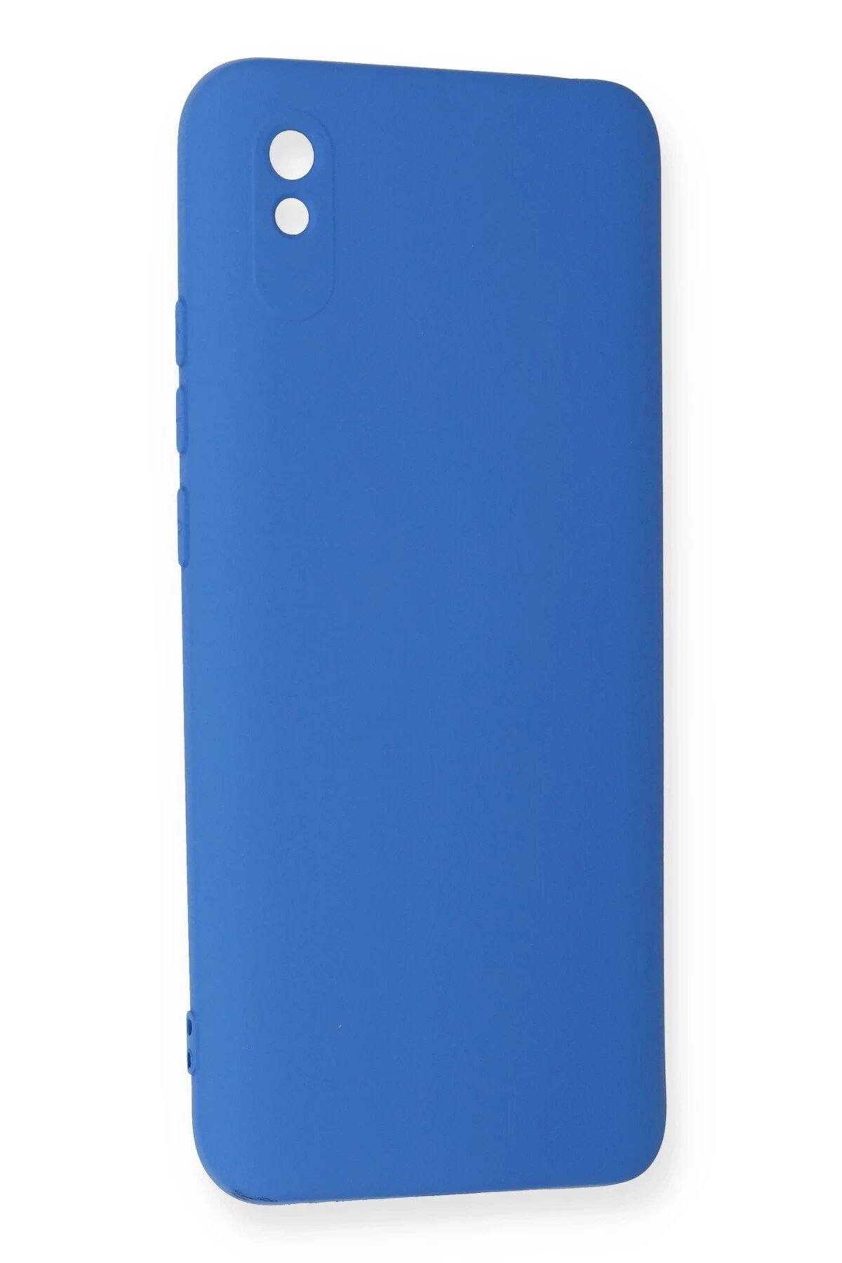 Newface Xiaomi Redmi 9A Kılıf Nano içi Kadife Silikon - Mavi