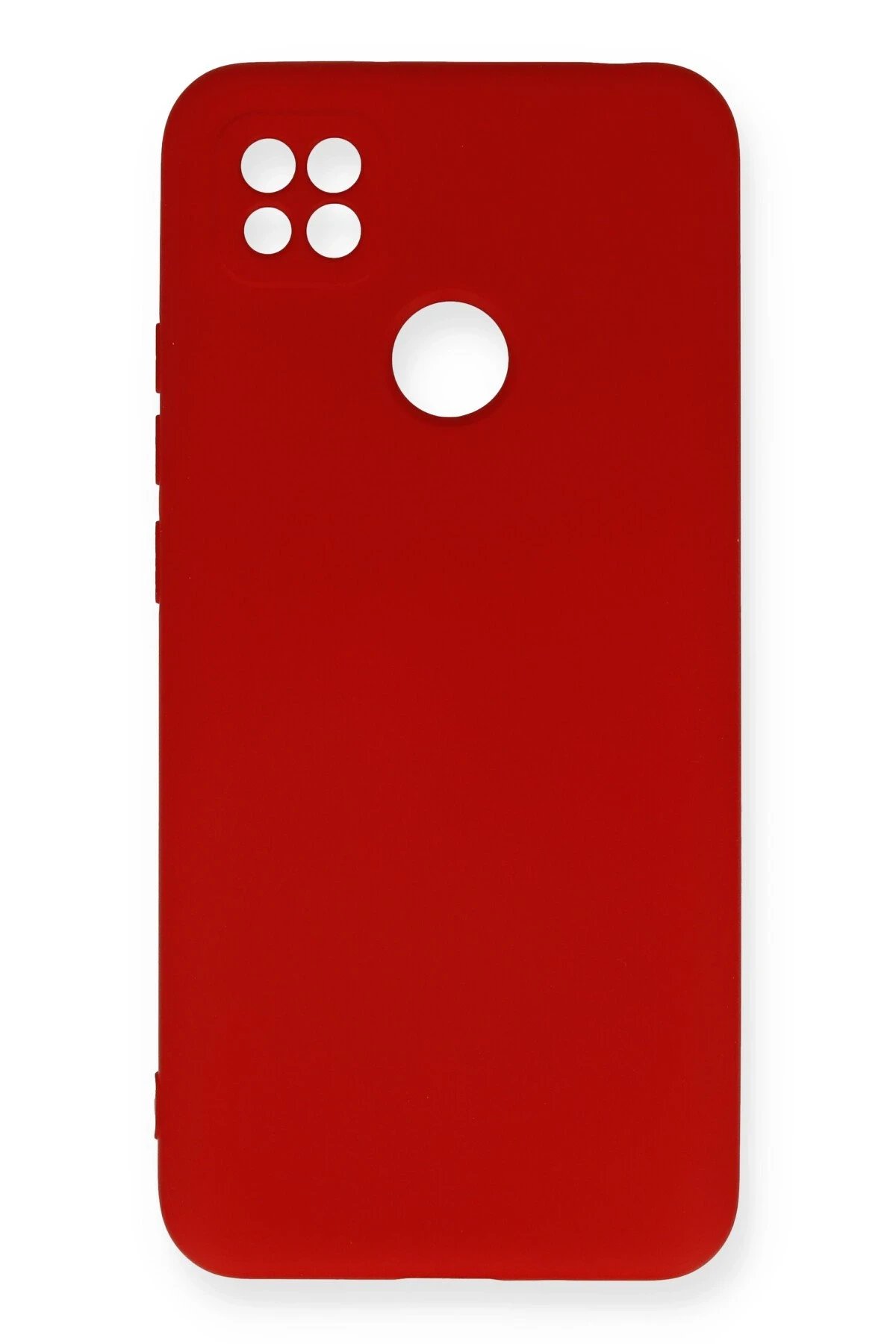 Newface Xiaomi Redmi 9C Kılıf Nano içi Kadife Silikon - Kırmızı