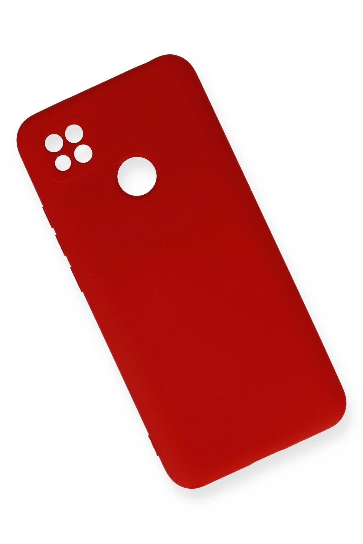 Newface Xiaomi Redmi 9C Kılıf Nano içi Kadife Silikon - Kırmızı