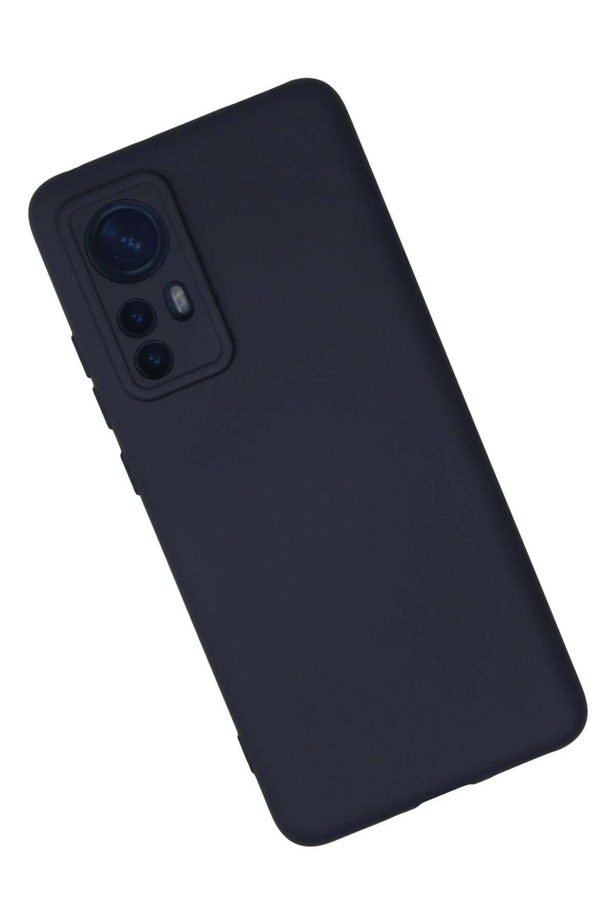 Newface Xiaomi Mi 12 Kılıf Nano içi Kadife Silikon - Lacivert