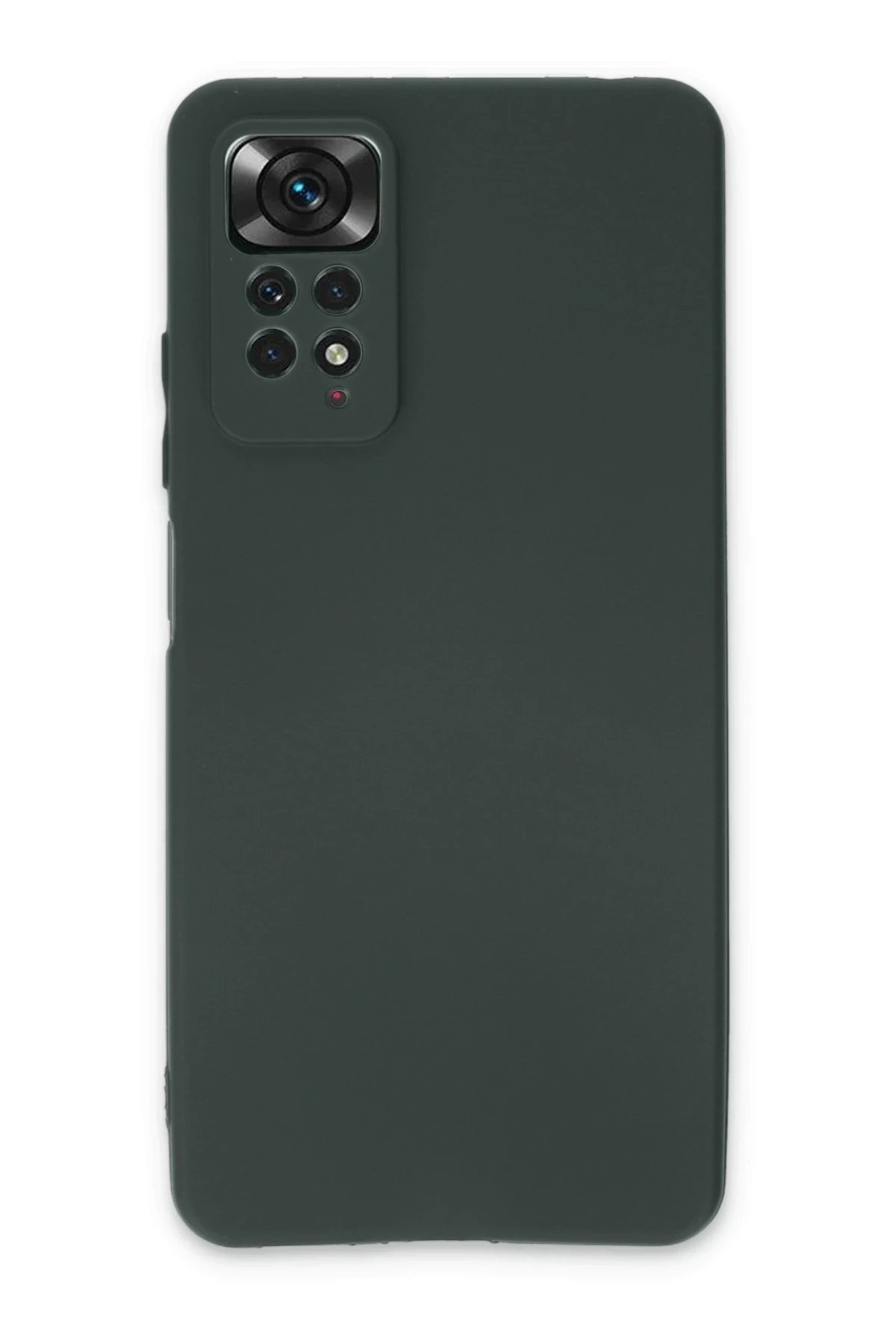 Newface Xiaomi Redmi Note 11 Pro Kılıf First Silikon - Koyu Yeşil