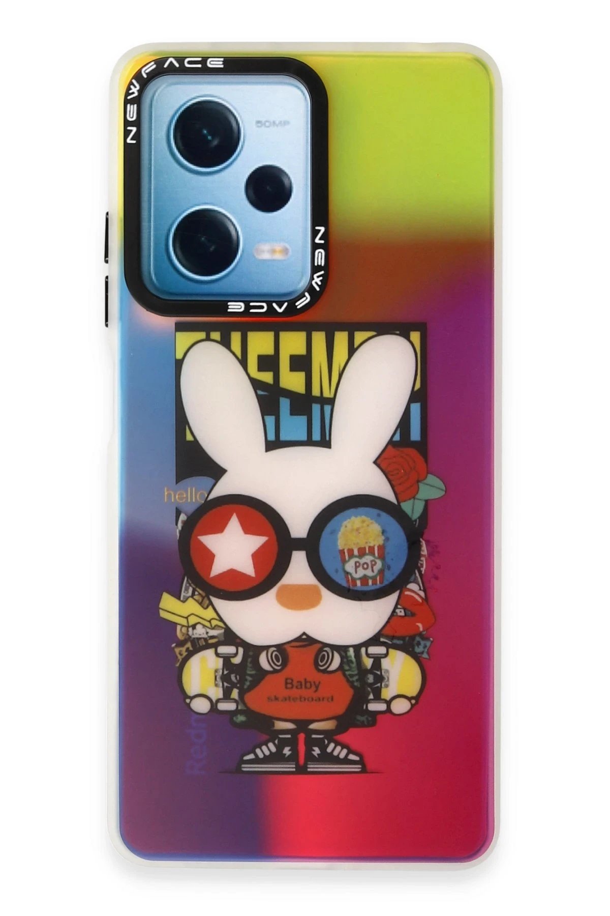 Newface Xiaomi Redmi Note 12 4G Kılıf Estoril Desenli Kapak - Estoril - 10