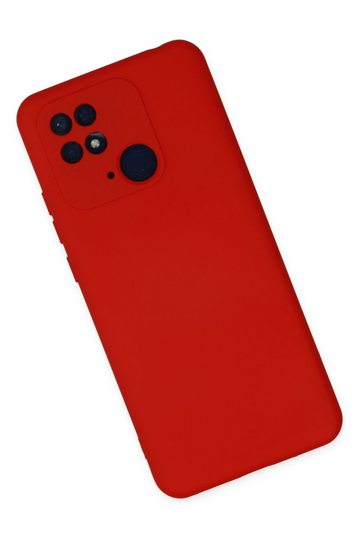 Newface Xiaomi Redmi 10C Kılıf Nano içi Kadife Silikon - Kırmızı