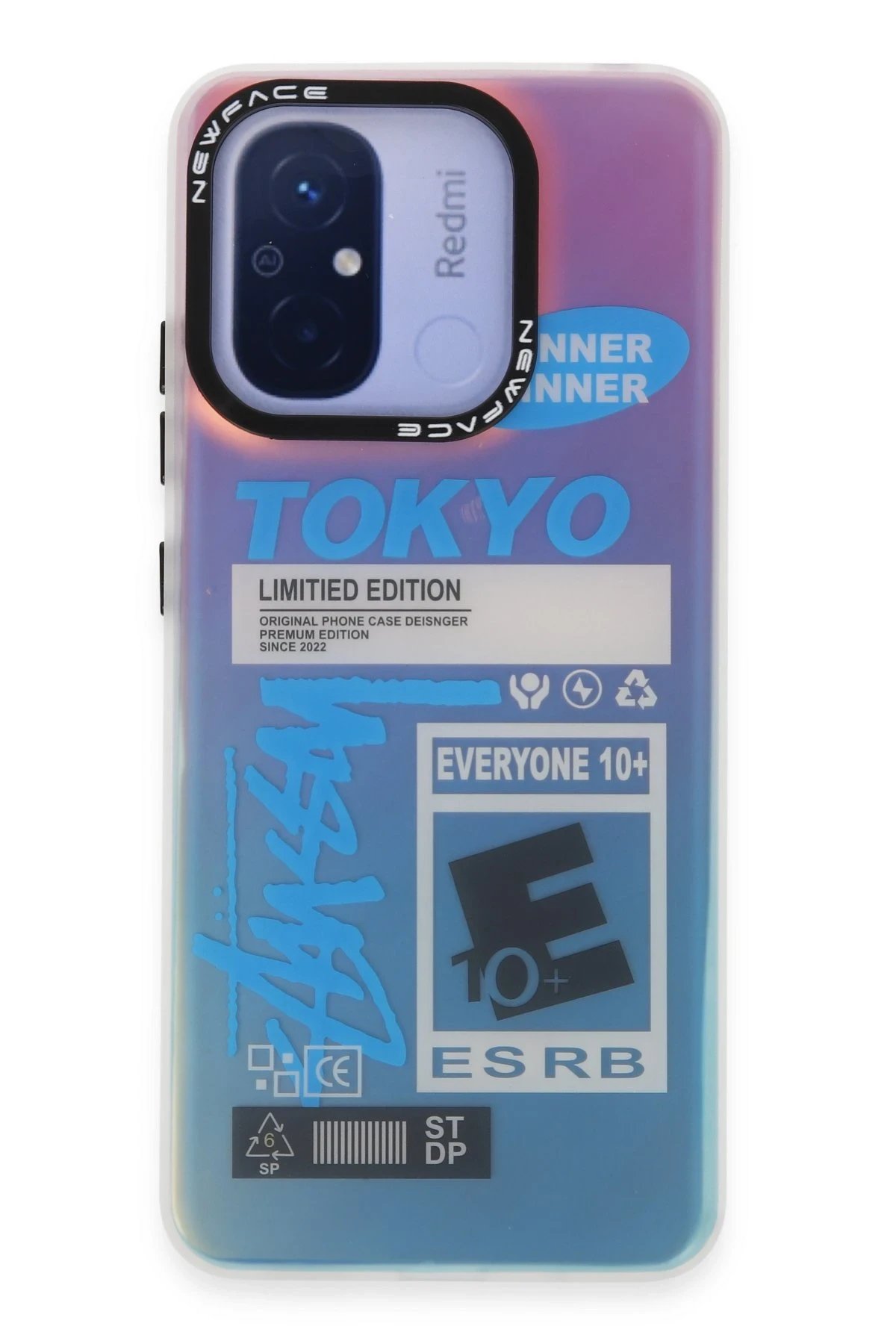 Newface Xiaomi Redmi 12C Kılıf Estoril Desenli Kapak - Estoril - 1