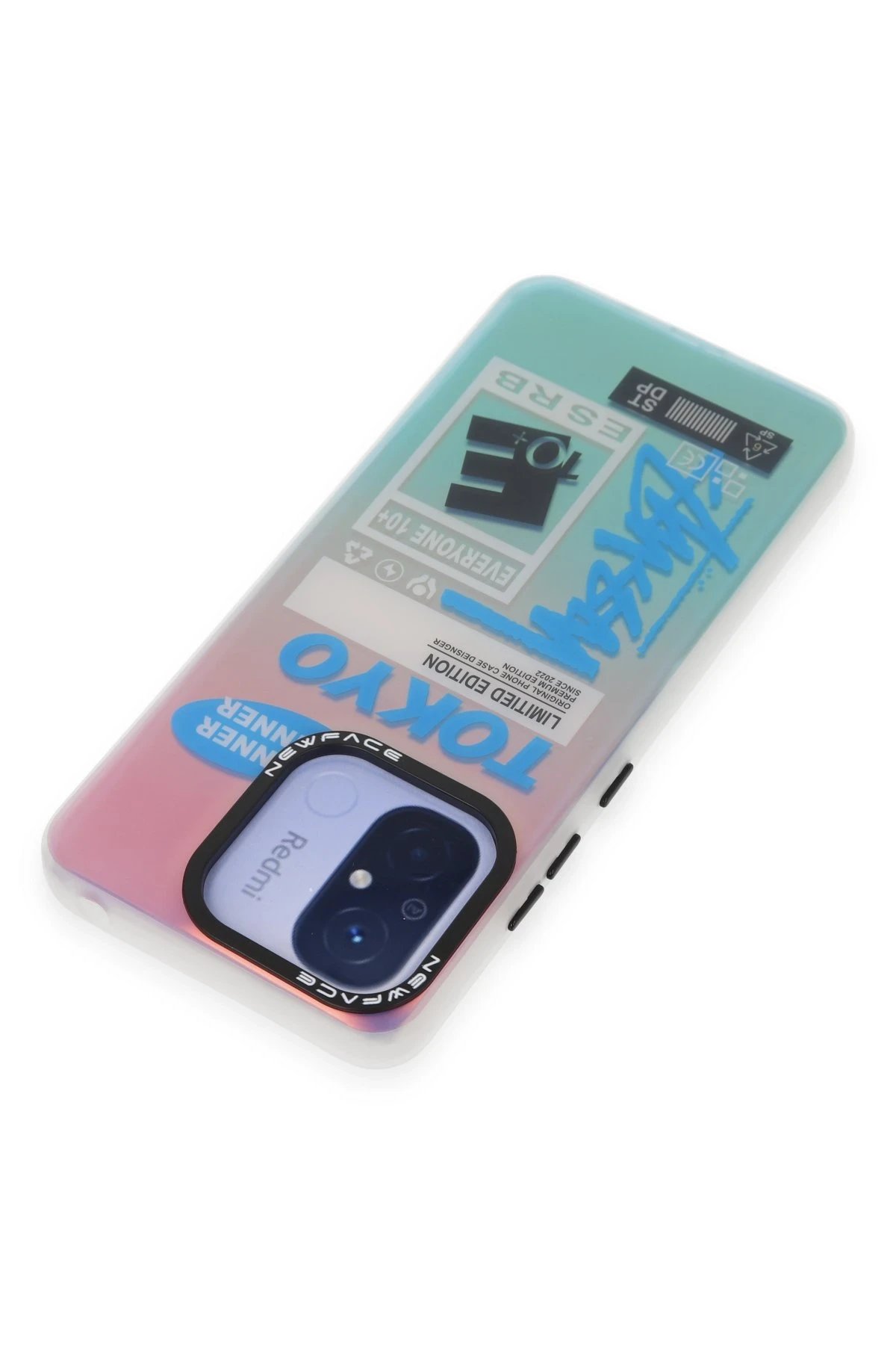 Newface Xiaomi Redmi 12C Kılıf Estoril Desenli Kapak - Estoril - 1